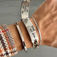 Jean Paul Gaultier 00s Stainless Steel Cross Watch Bracelet