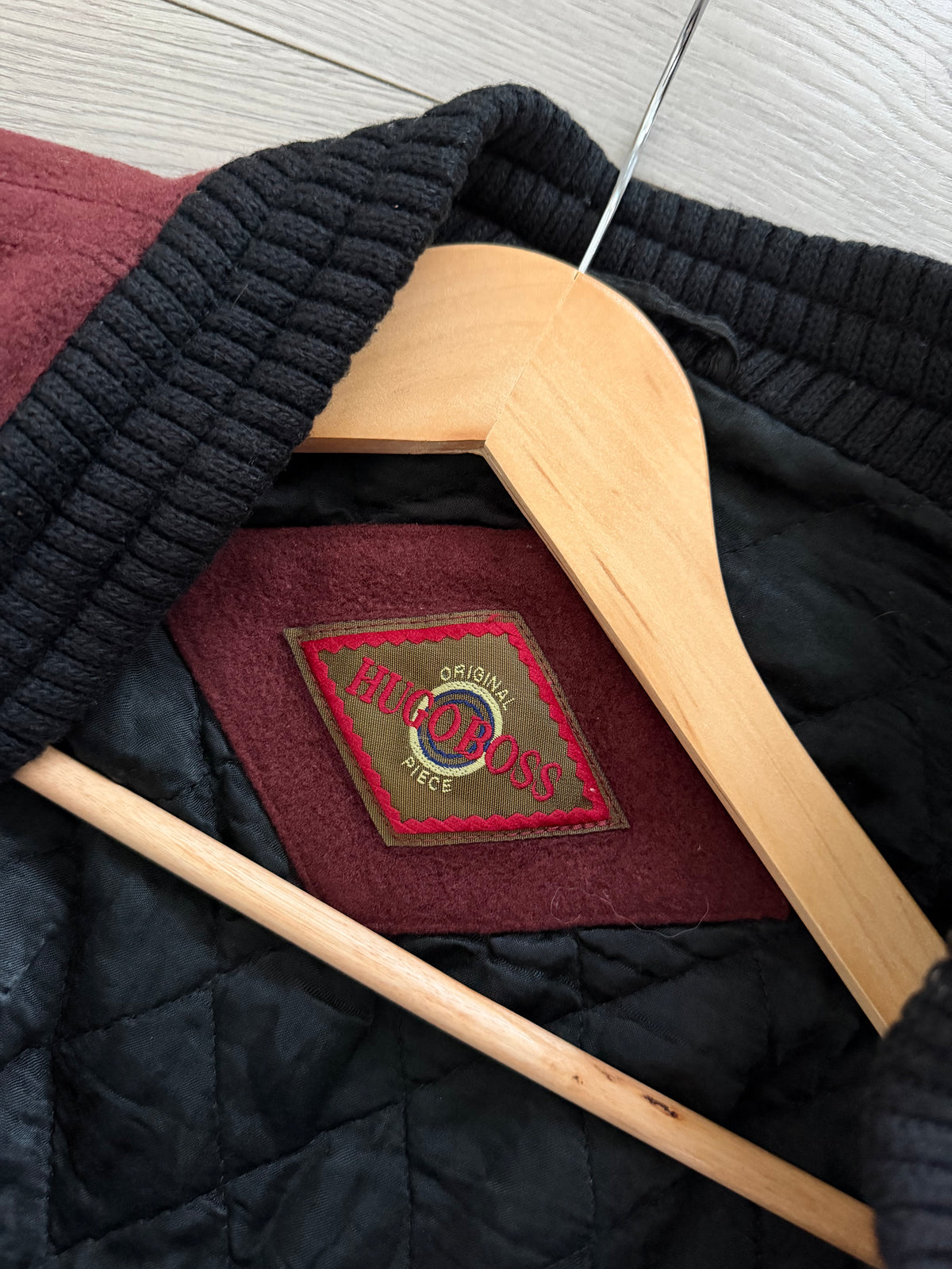 Hugo Boss 1980s Cashmere Wool Bomber Jacket - Size M