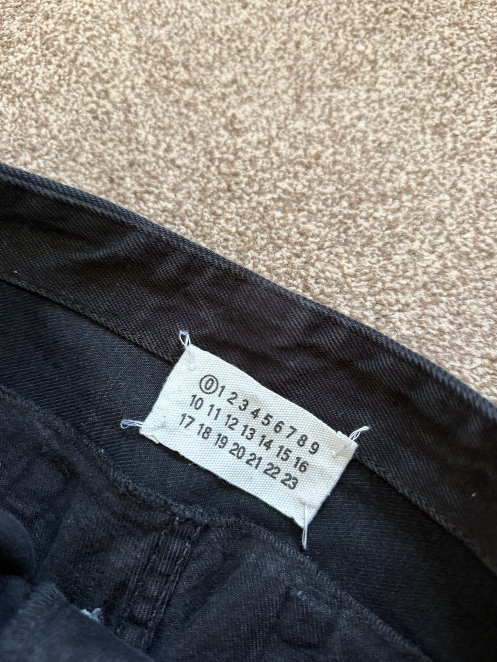 Maison Martin Margiela Artisanal Line (0) SS2002 Re-Worked Denim Panelled Pants - Size 28" Waist