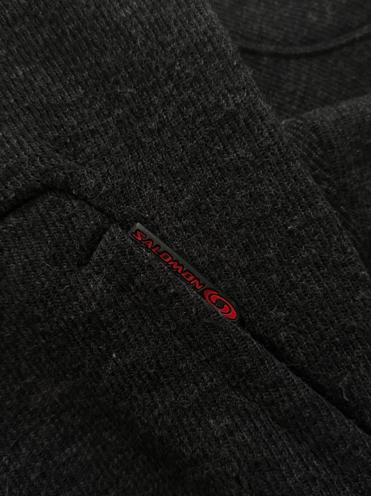 Salomon 2004 Tech Knit Fleece Lined Hooded Jacket - Size L