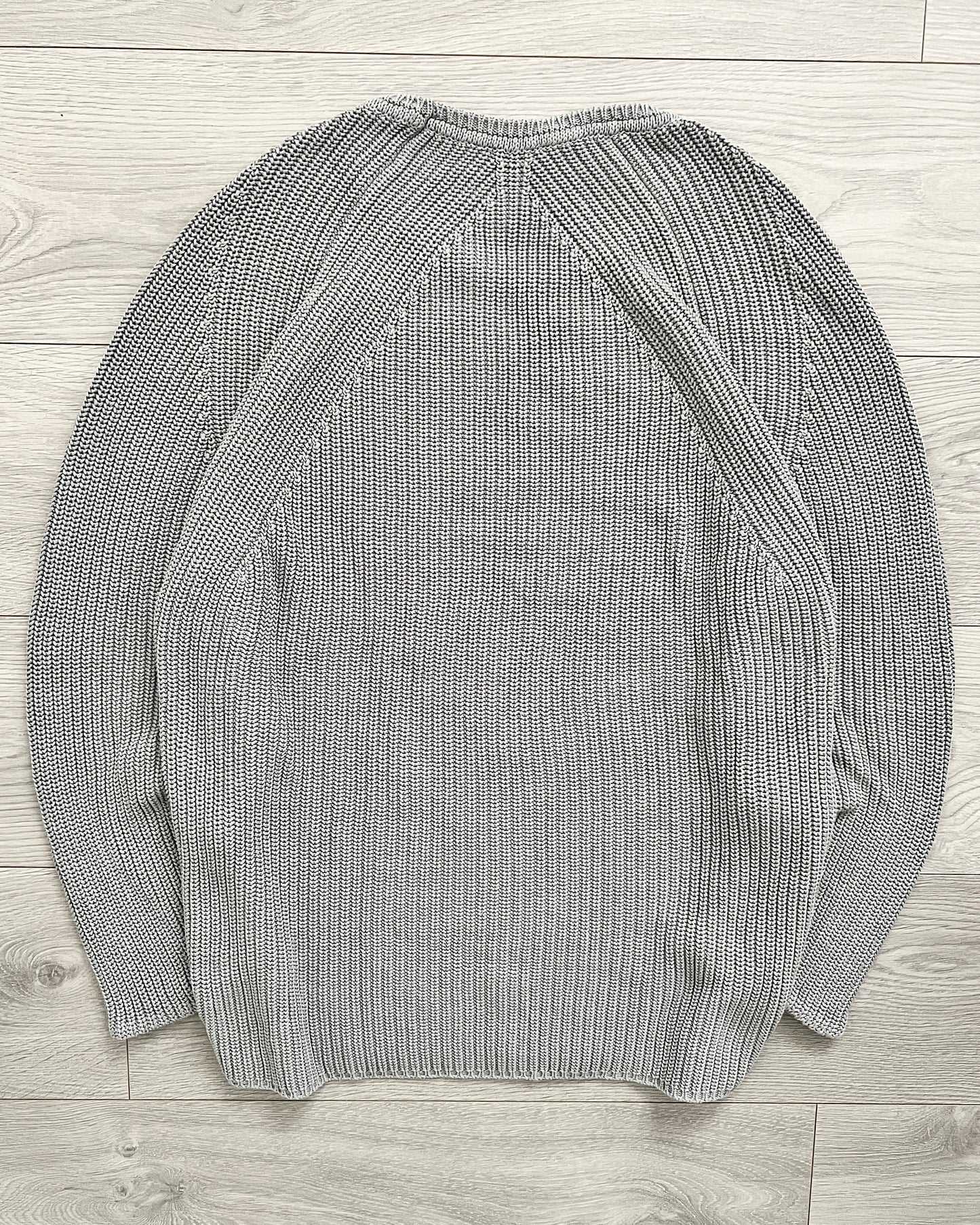 Jil Sander by Raf Simons 00s Raglan Ribbed Knit Sweater - Size M