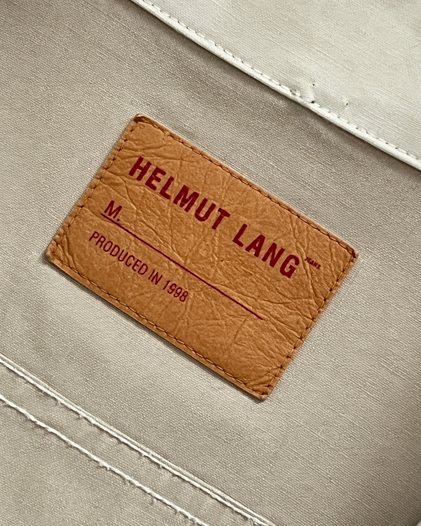 Helmut Lang Jeans 1998 Levi's Imitation Type II Jacket, Prod. by GTR - Size M