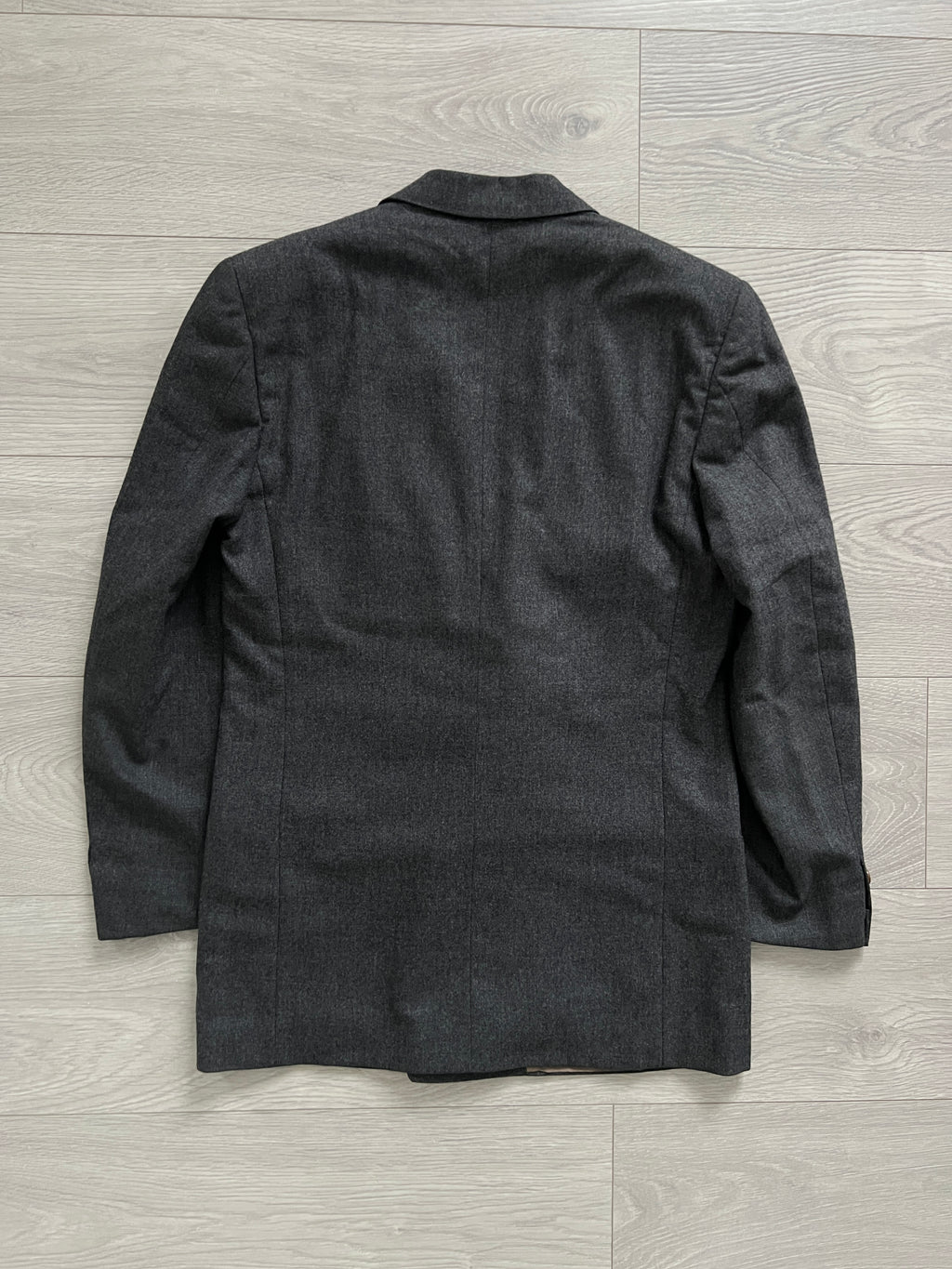 Giorgio Armani 1990s Double-Breasted Pleated Relaxed Wool Suit - Size S Jacket / 30" Waist