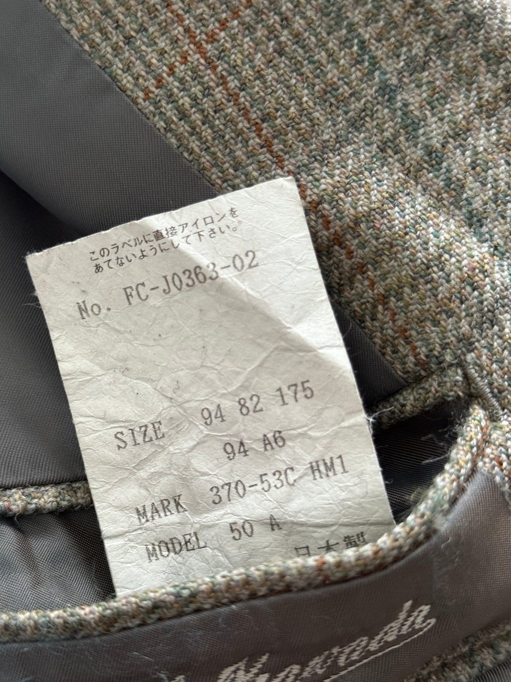 Chaps Ralph Lauren 1990s Checkered Wool Sports Jacket - Size L