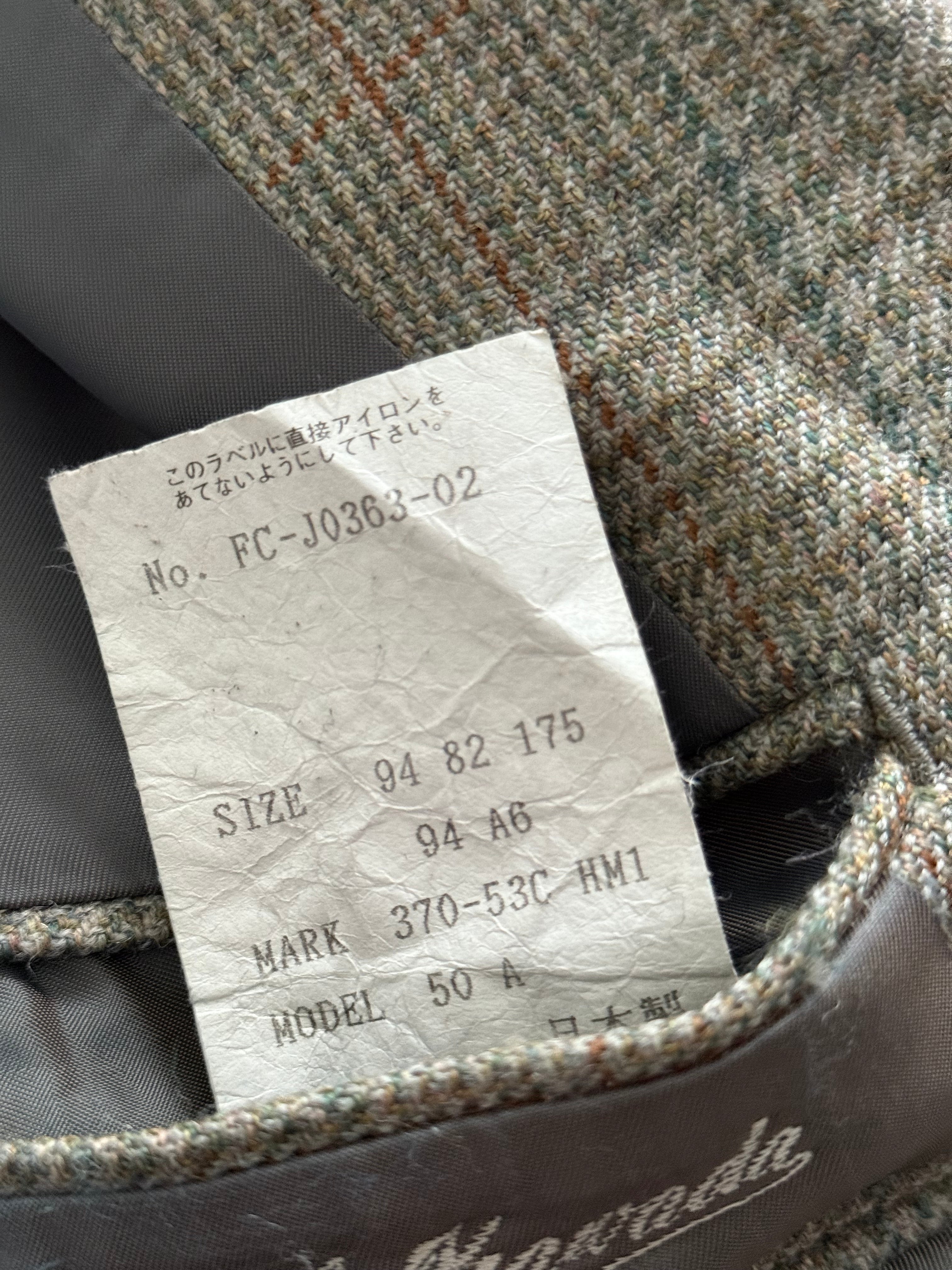 Chaps Ralph Lauren 1990s Checkered Wool Sports Jacket - Size L