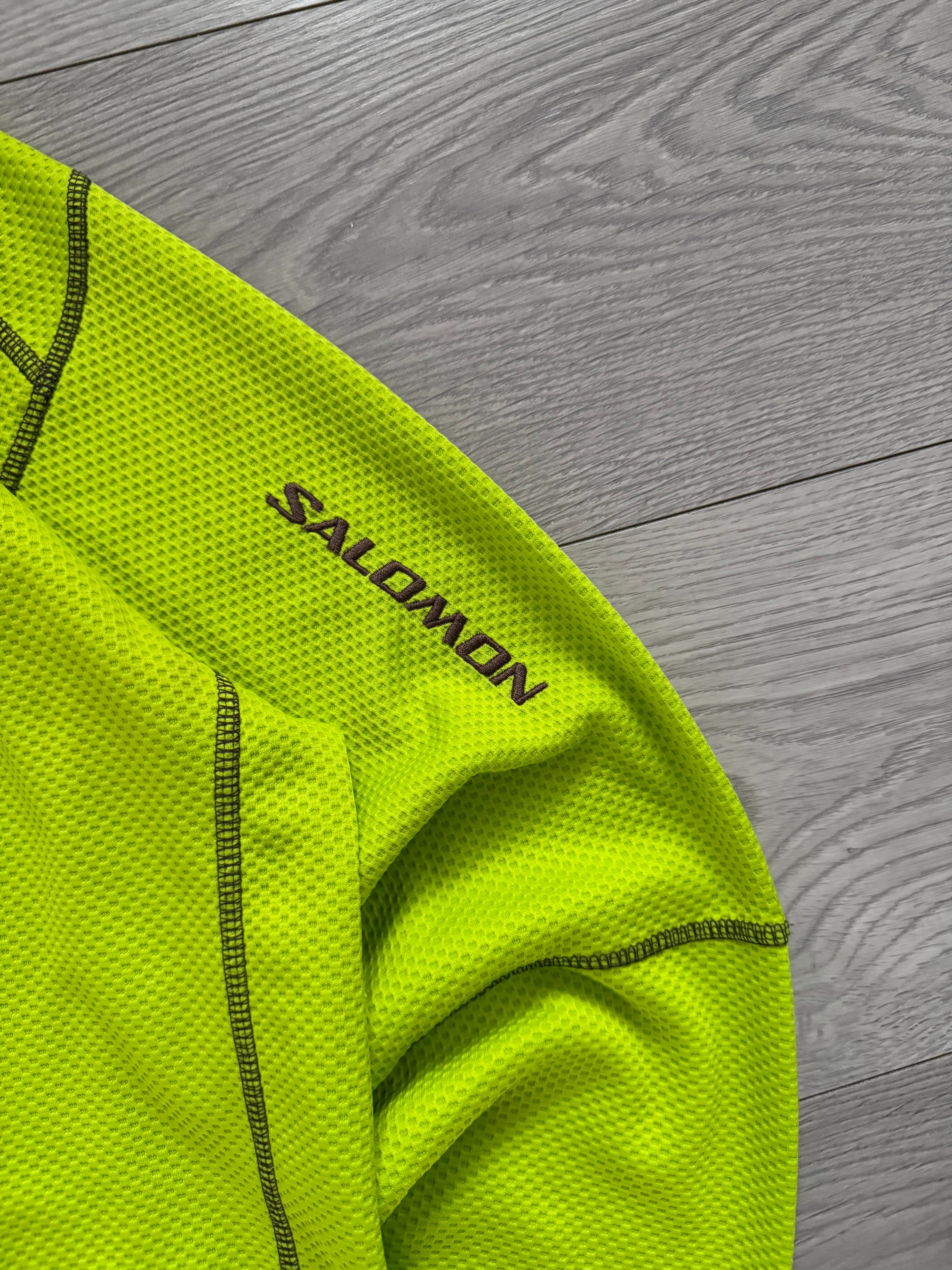 Salomon 00s Moto Mesh Green Technical Long Sleeve - Size M