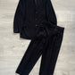 Armani 1990s Striped Pleated Relaxed Suit - Size S Jacket / 30" Waist