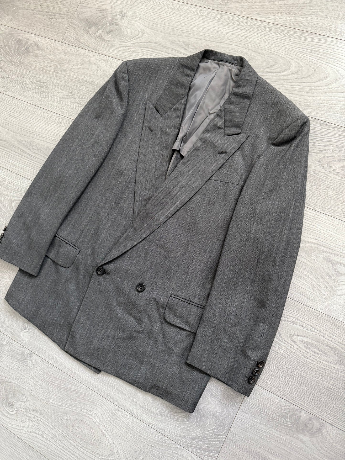 Comme Des Garcons Homme Deux 1989 Double-Breasted Pleated Suit - Size S Jacket / 32" Waist