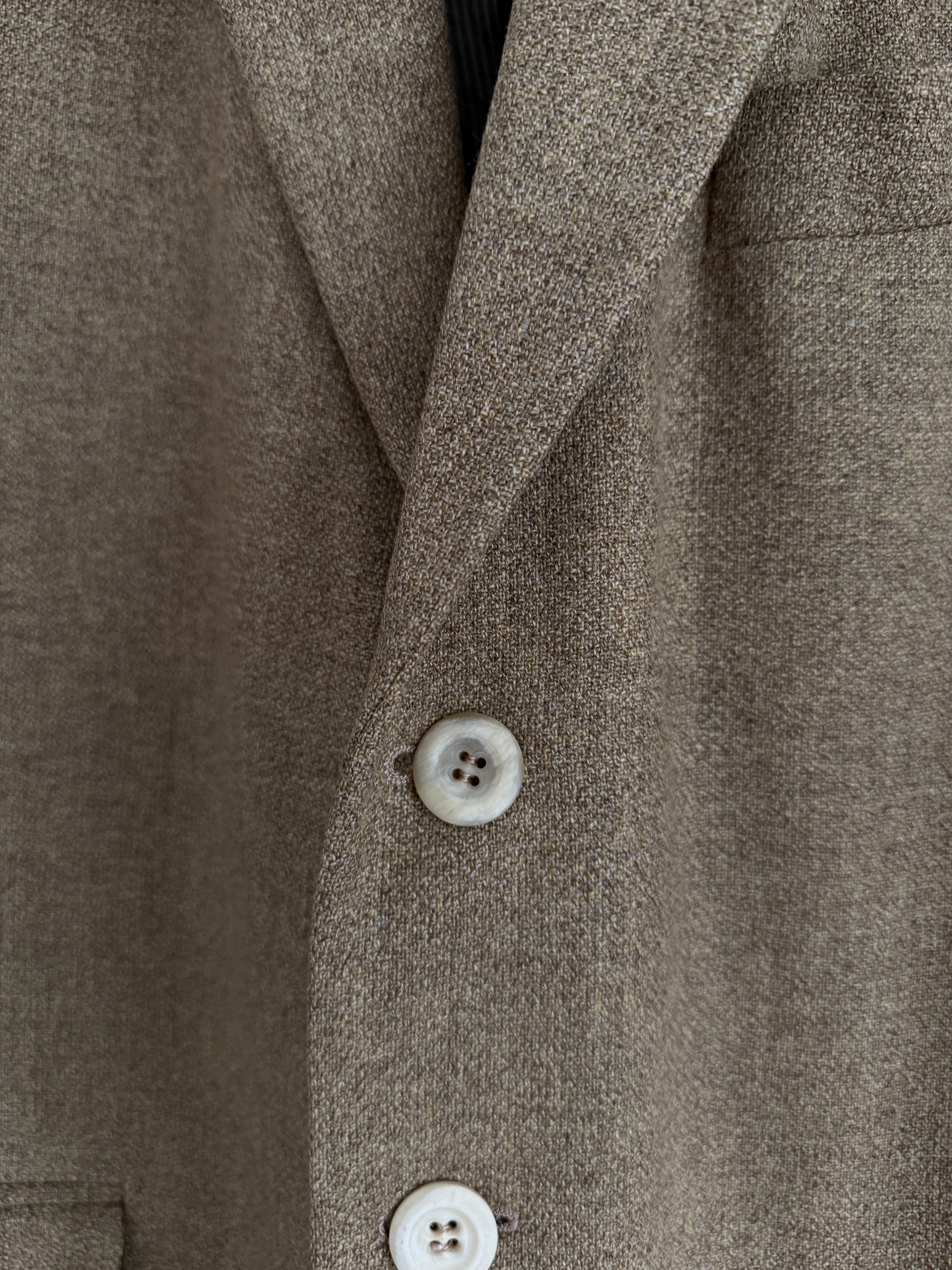 Hilton Armani 1990s Loro Piana Fabric 3B Wool Cashmere Sport Jacket Blazer - Size M