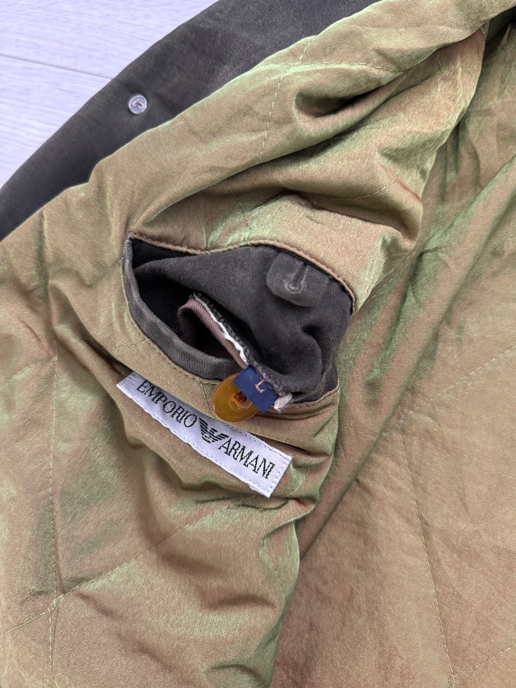 Emporio Armani 1980s Waterproof Insulated Coat - Size L