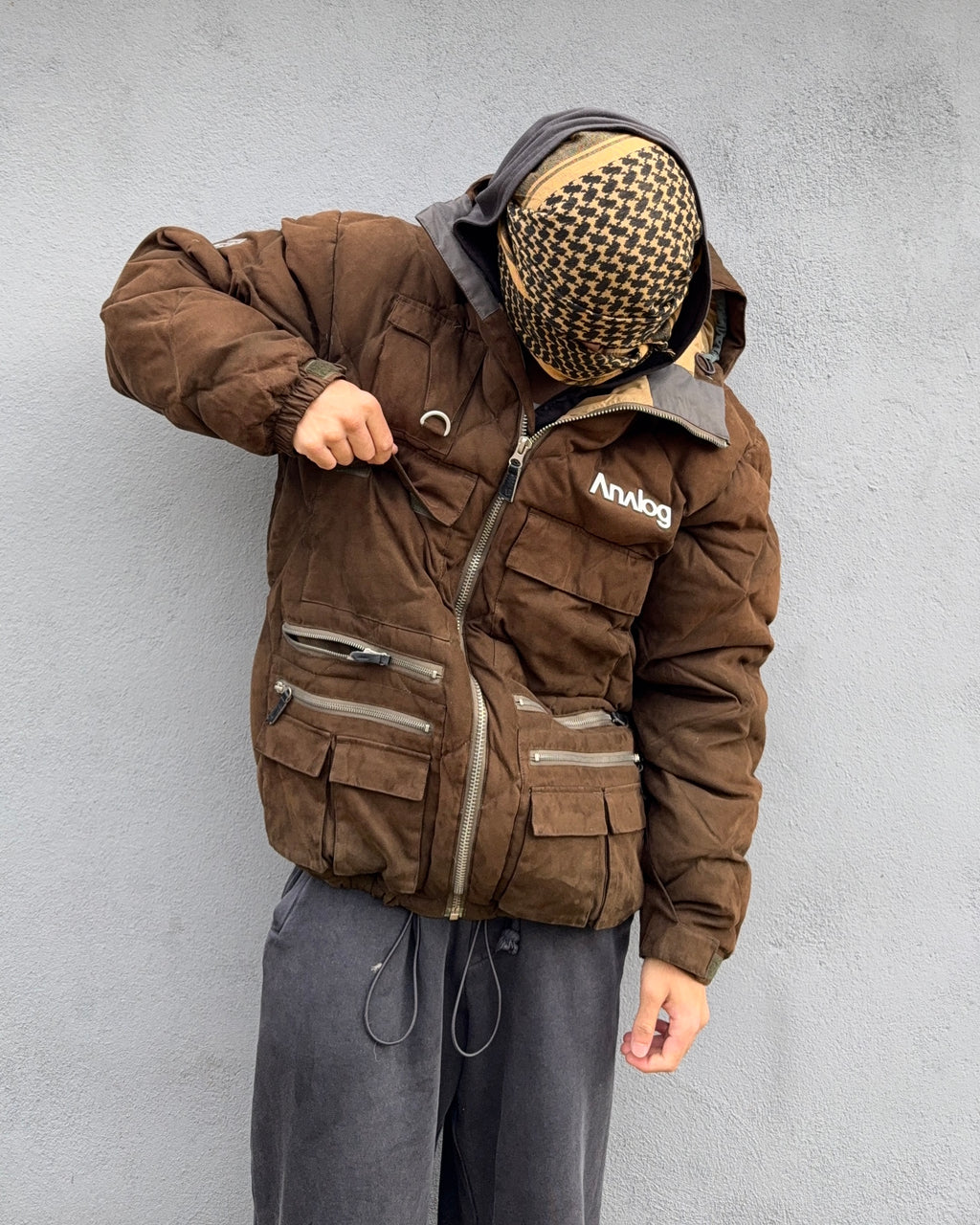 Burton Analog 2004 Down Filled Tactical Puffer Jacket - Size L