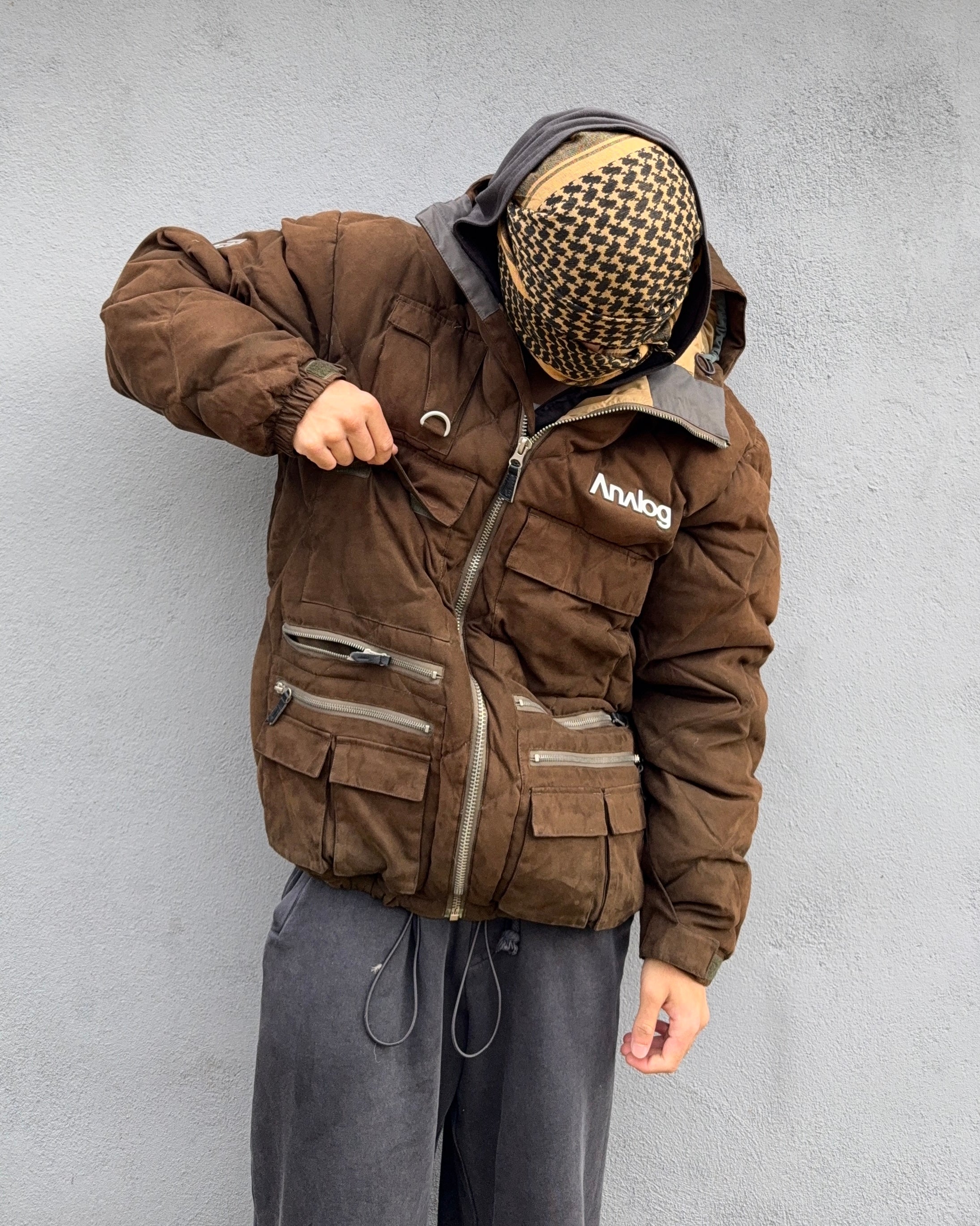 Burton Analog 2004 Down Filled Tactical Puffer Jacket - Size L