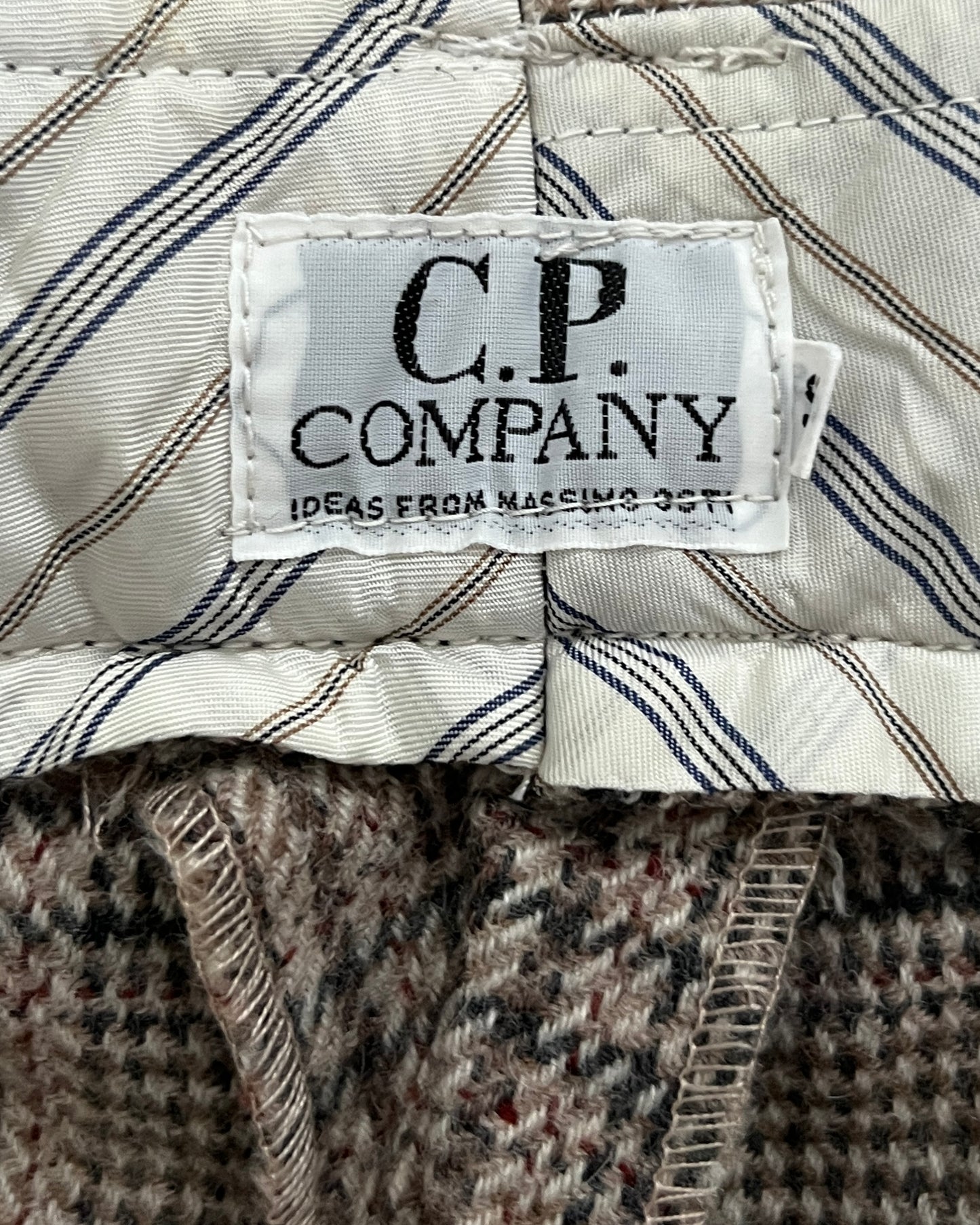 C.P. Company 1980s 'Ideas from Massimo Osti' Pleated Wool Trousers - Size 30