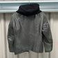 Jil Sander by Raf Simons 00s Blistered Leather Hooded Jacket - Size S