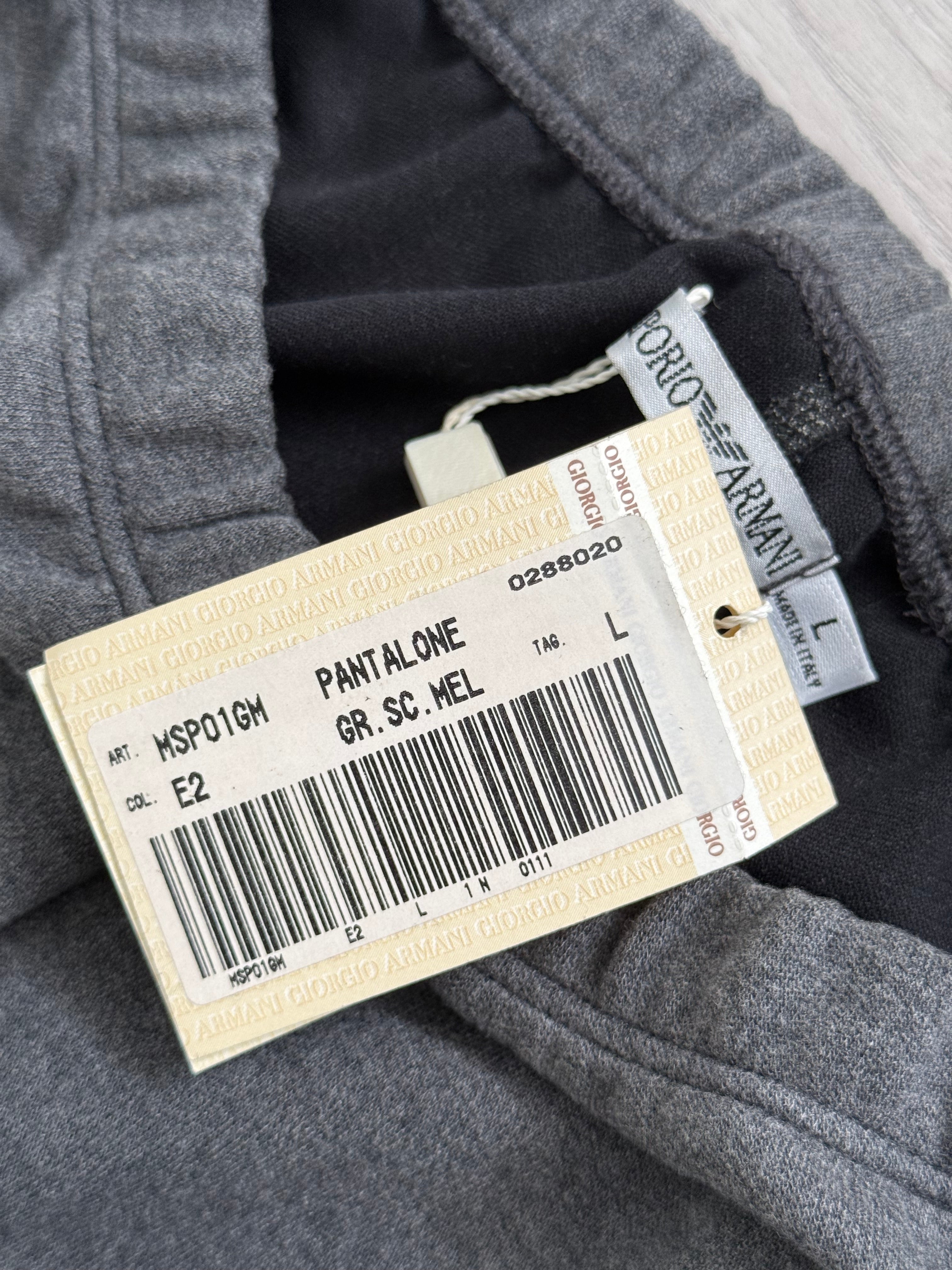 Emporio Armani 1990s Grey Pleated Tracksuit Set - Size M