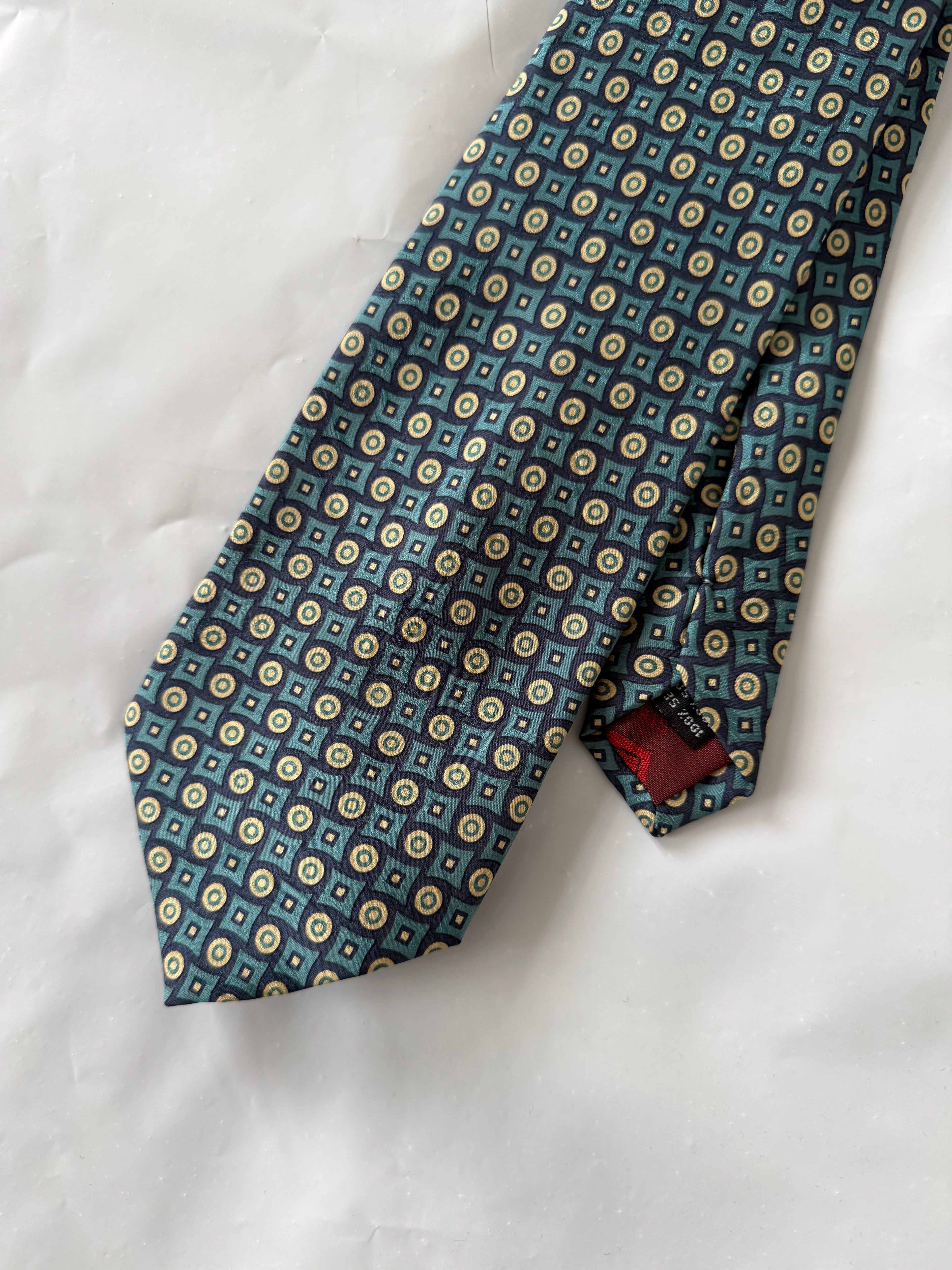 Guy Laroche Paris 1990s Silk Tie