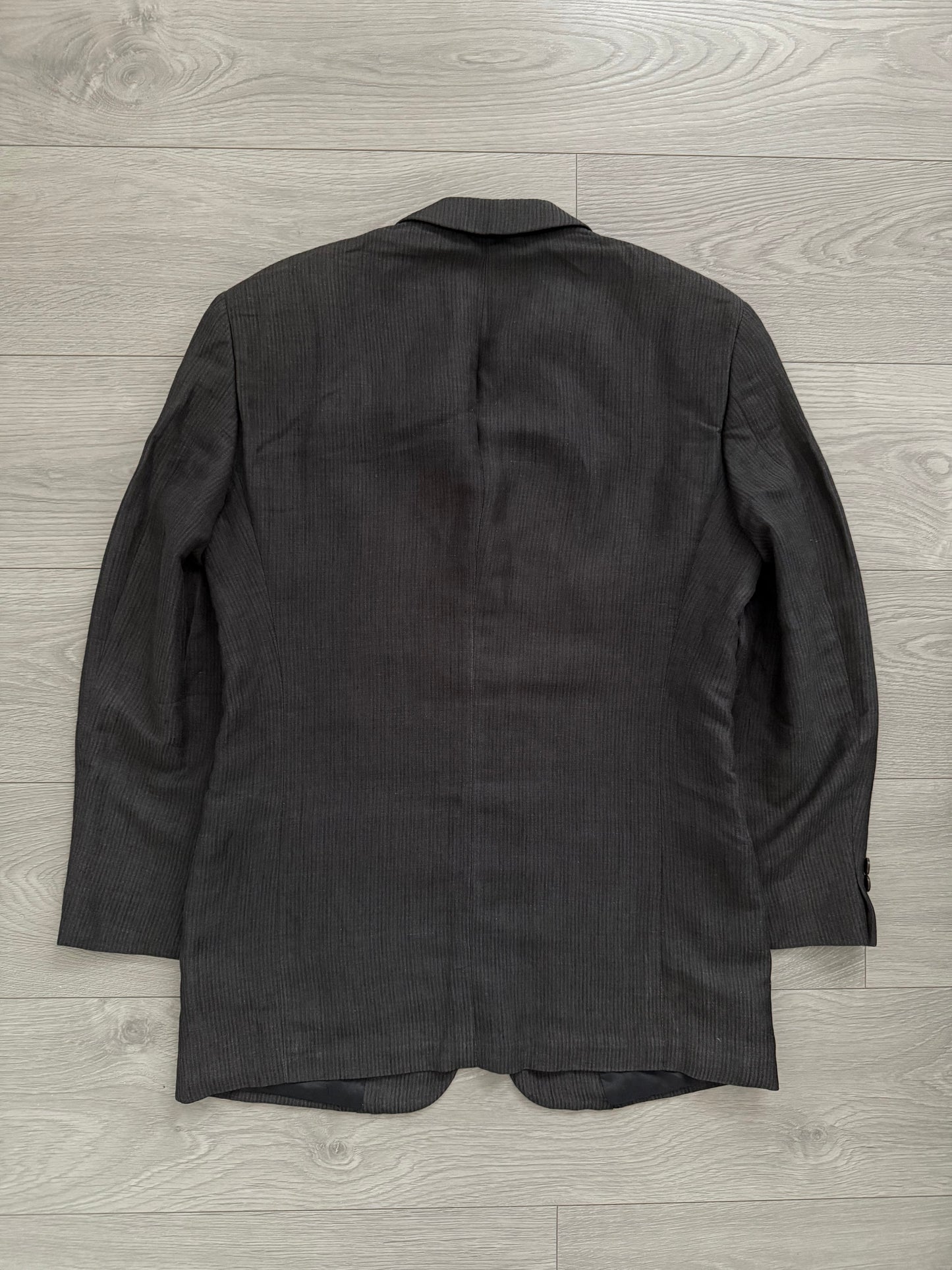 Armani 1990s Pleated Linen Blend Suit - Size S Jacket / 30" Waist