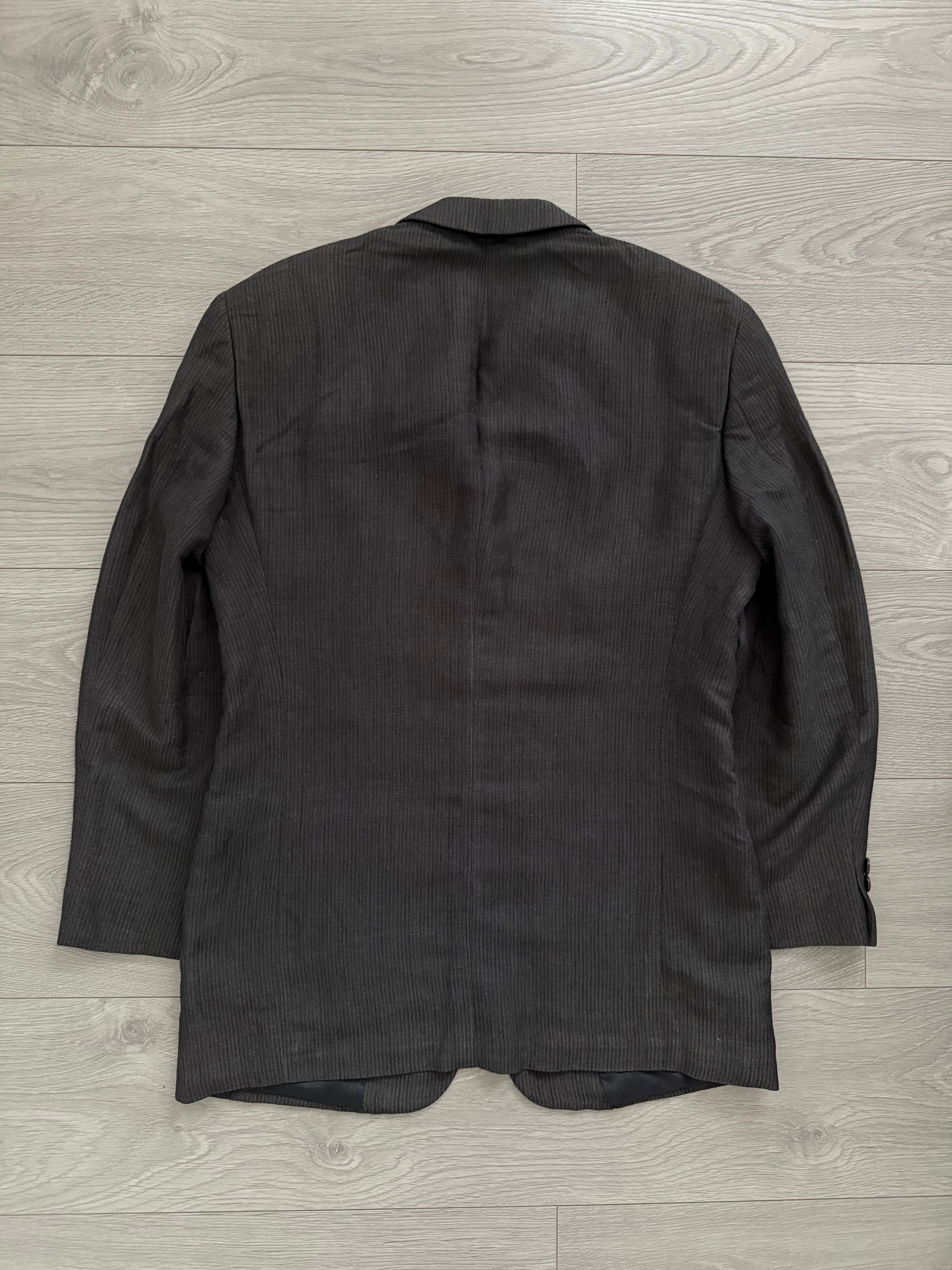 Armani 1990s Pleated Linen Blend Suit - Size S Jacket / 30" Waist