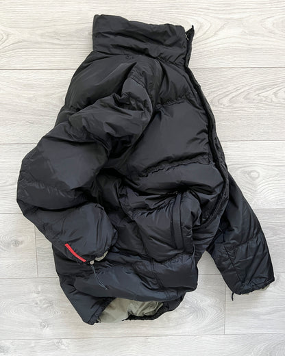 Prada Sport Early 2000s Nylon Toggled Down Puffer Jacket - Size M