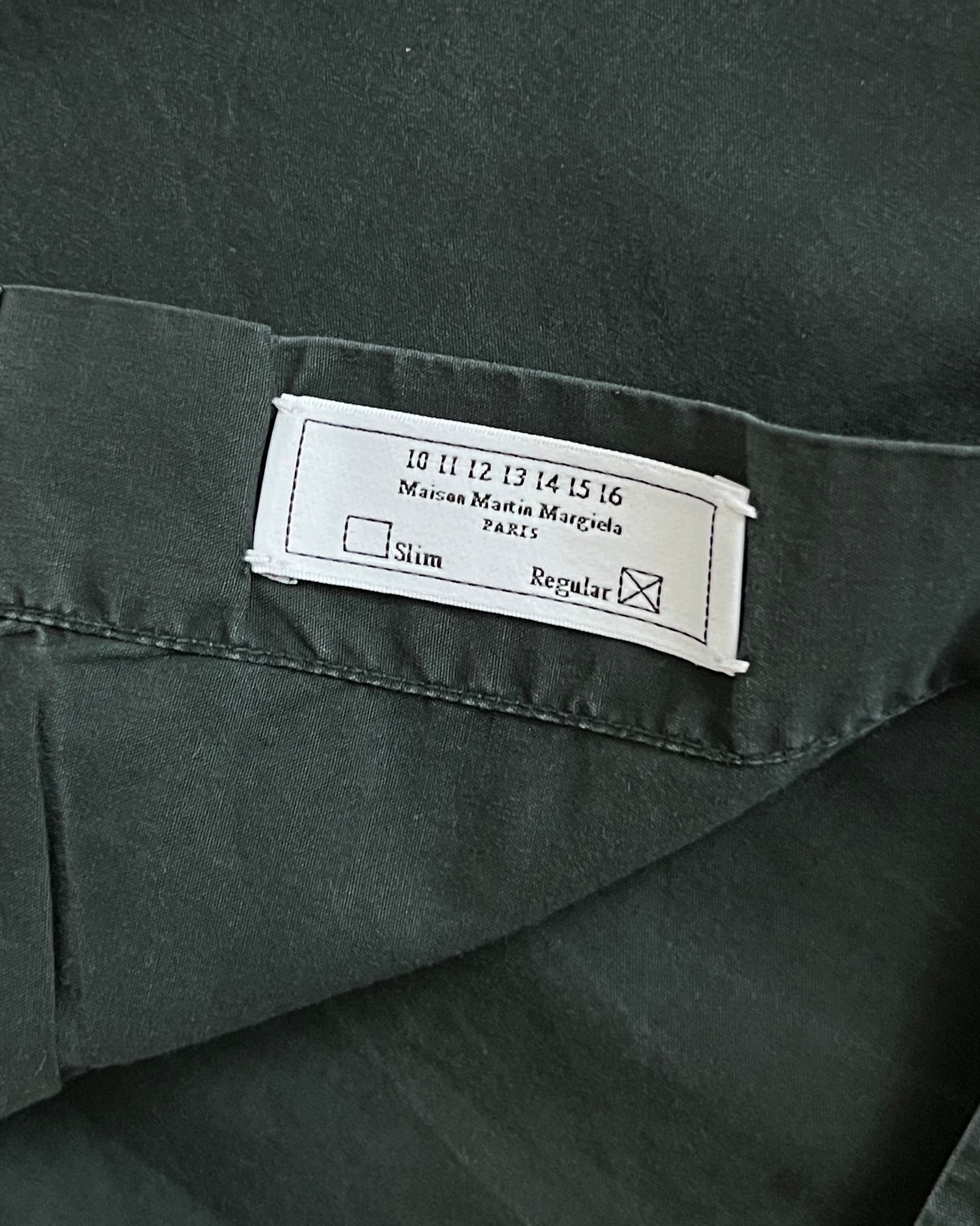 Maison Martin Margiela 2012 Oxford Green Shirt - Size M