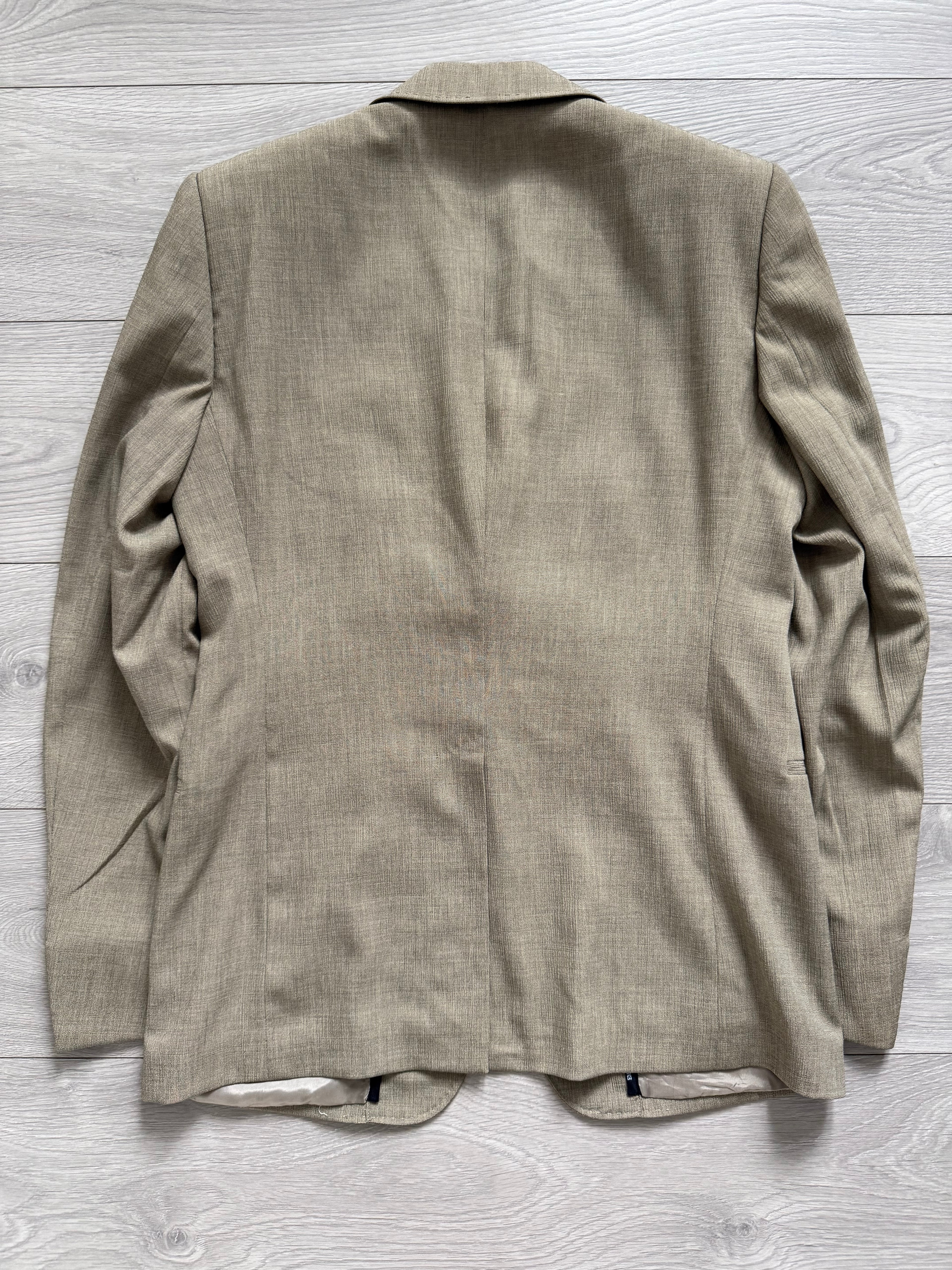 Emporio Armani 2005 2B Textured Wool Silk Sport Jacket Blazer - Size S
