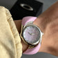 Oakley Crush 2.5 Watch in Polished Stainless Steel/Powder Pink