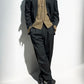 Comme Des Garcons Homme 1992 Double-Pleated Black Wool Suit - Size M Jacket / 30" Waist