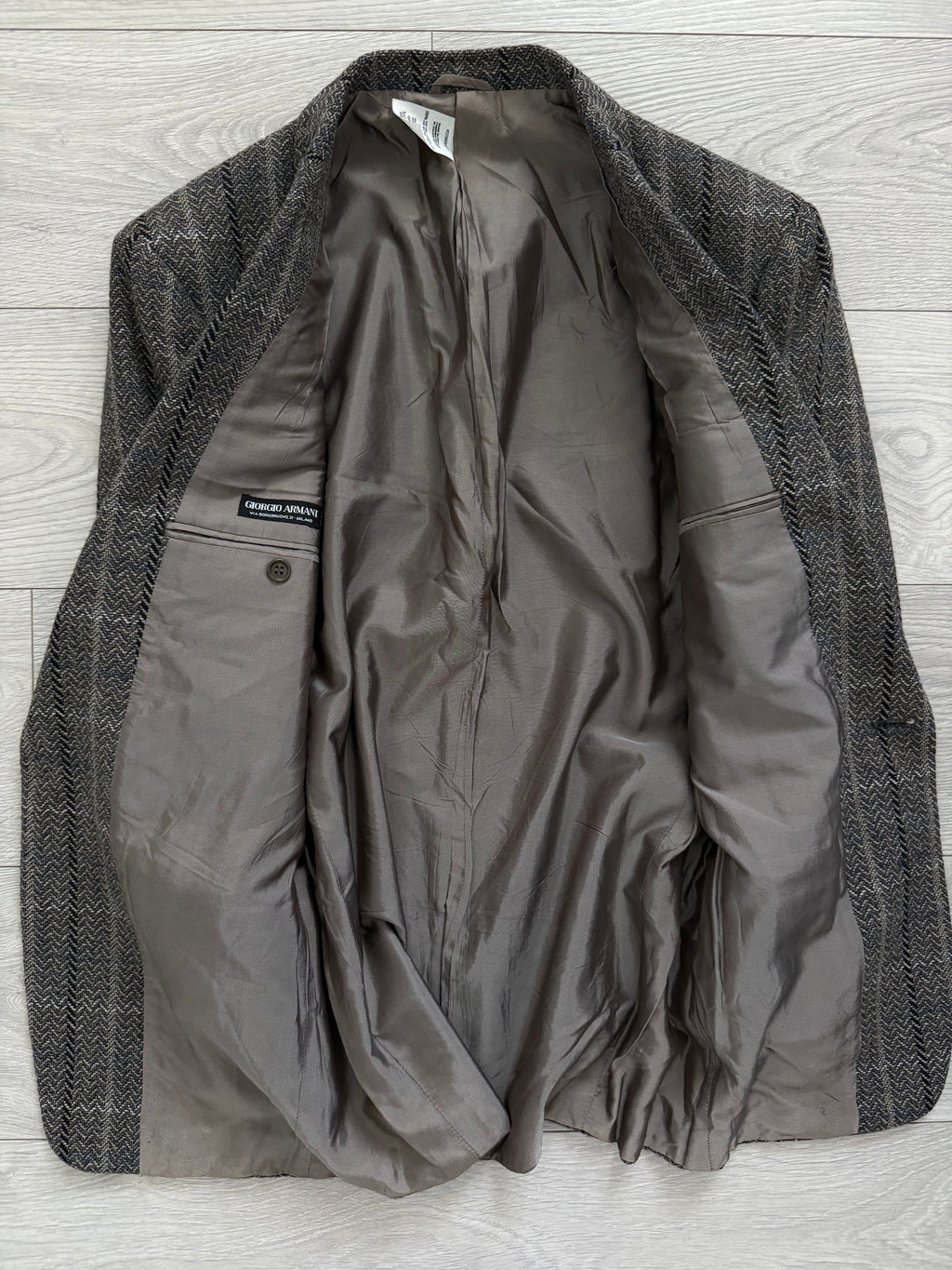 Giorgio Armani Black Label 1990s 2B Textured Sports Jacket Blazer - Size S