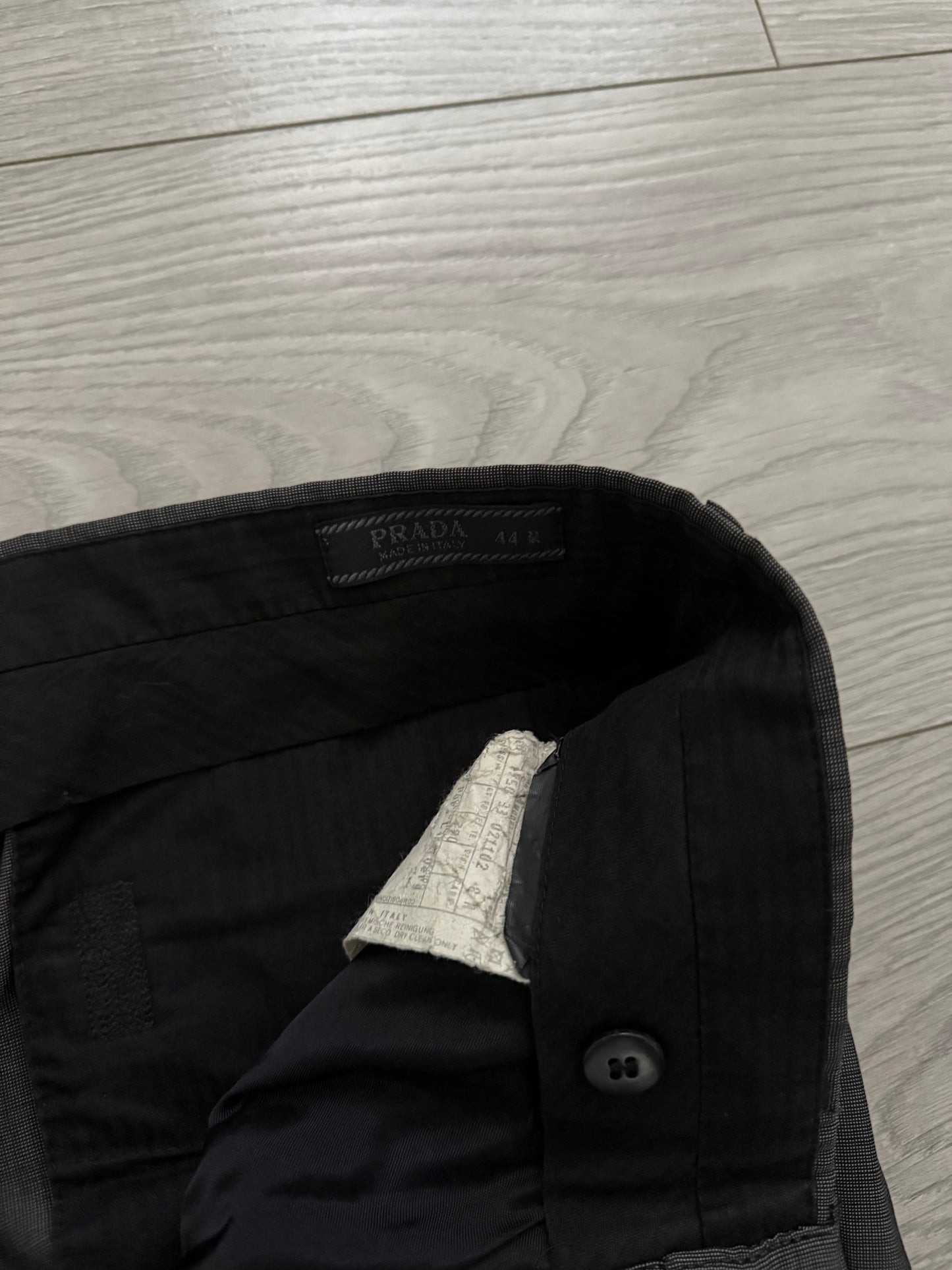 Prada 2003 Pure Virgin Wool Suit - Size S Jacket / 30" Waist