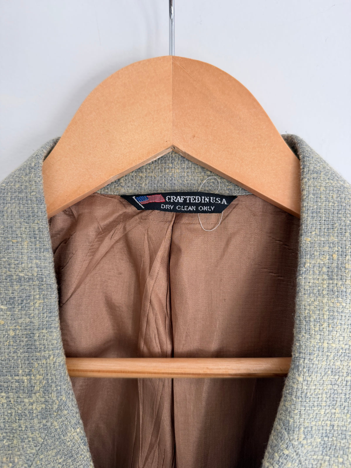 Raffinati 1990s Silk Wool Double Breasted Textured Sport Jacket Blazer  - Size S