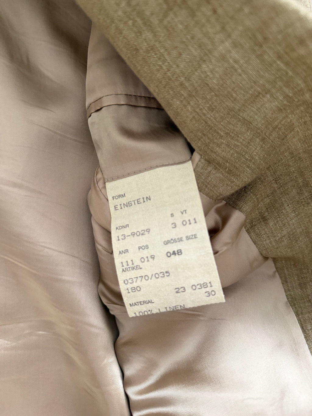 Hugo Boss 1990s Linen 3B Jacket - Size M
