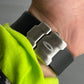 Oakley Crankcase Large 3-Hand Stainless Steel Carbon Watch