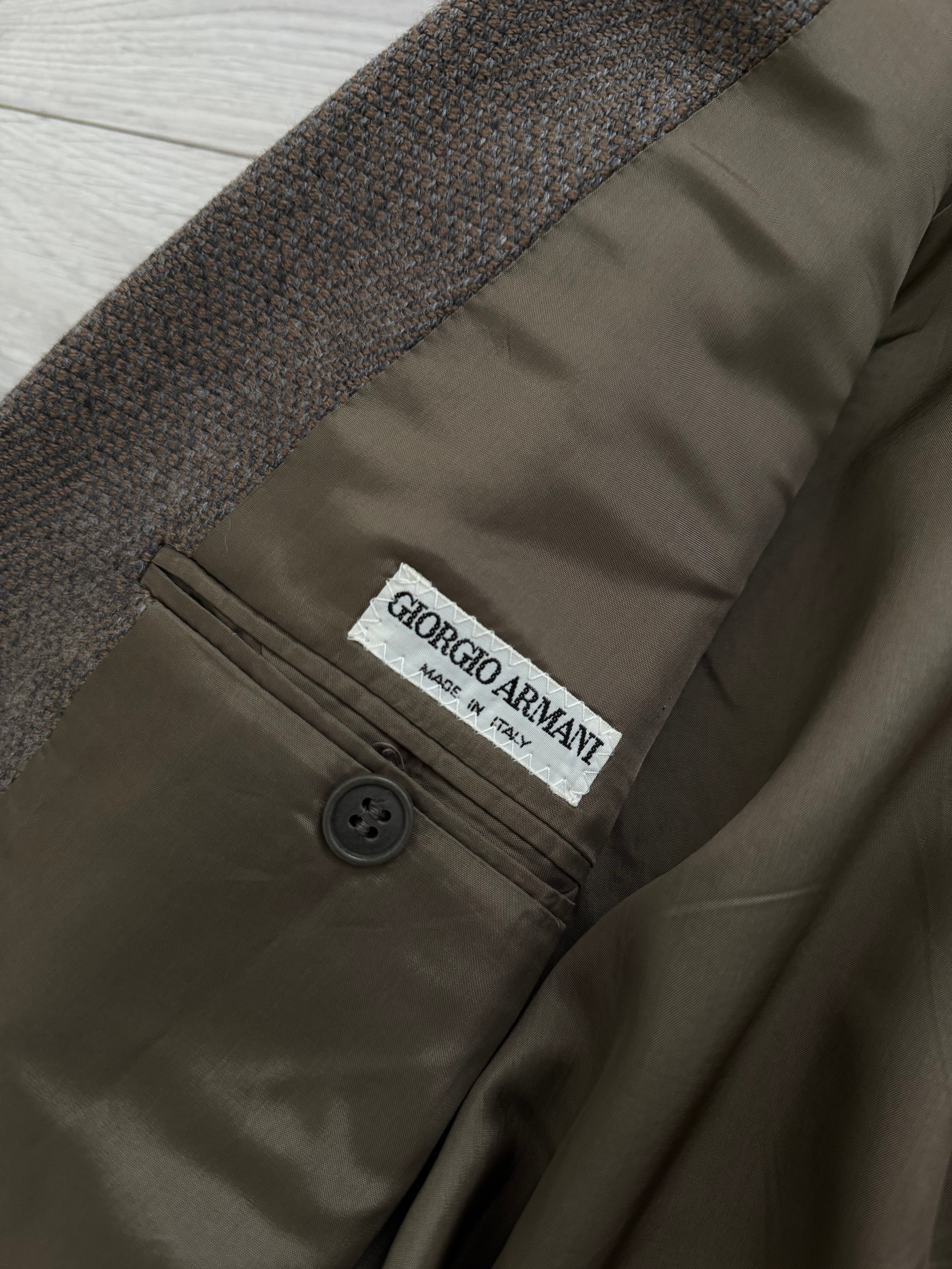 Giorgio Armani Mainline 1980s 2B Cashmere Wool Sport Jacket Blazer - Size M