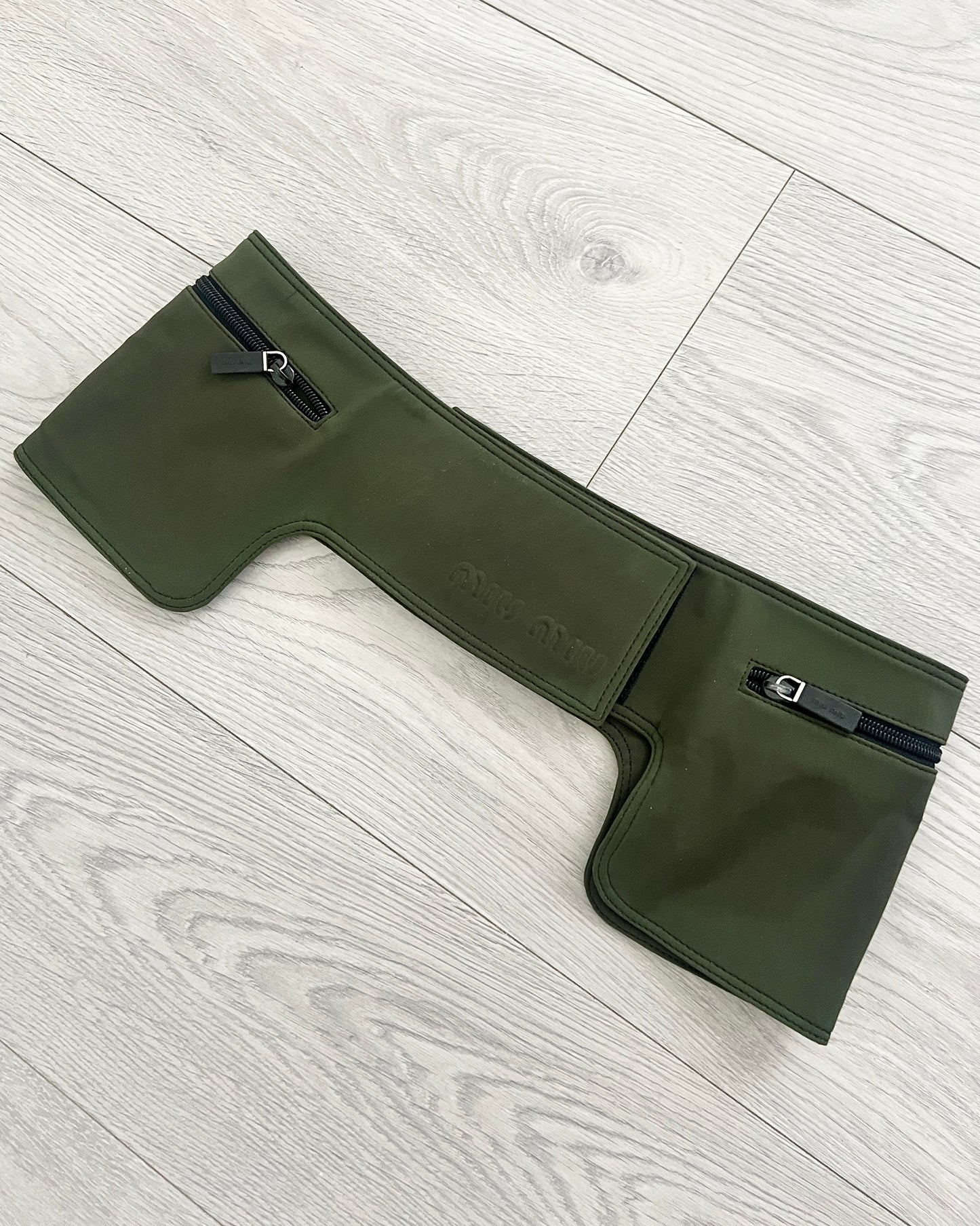 Miu Miu FW1999 Tech Fabric Cummerbund Waist Bag