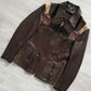 Gucci by Tom Ford SS2004 Western Leather Patchwork Jacket - Size M