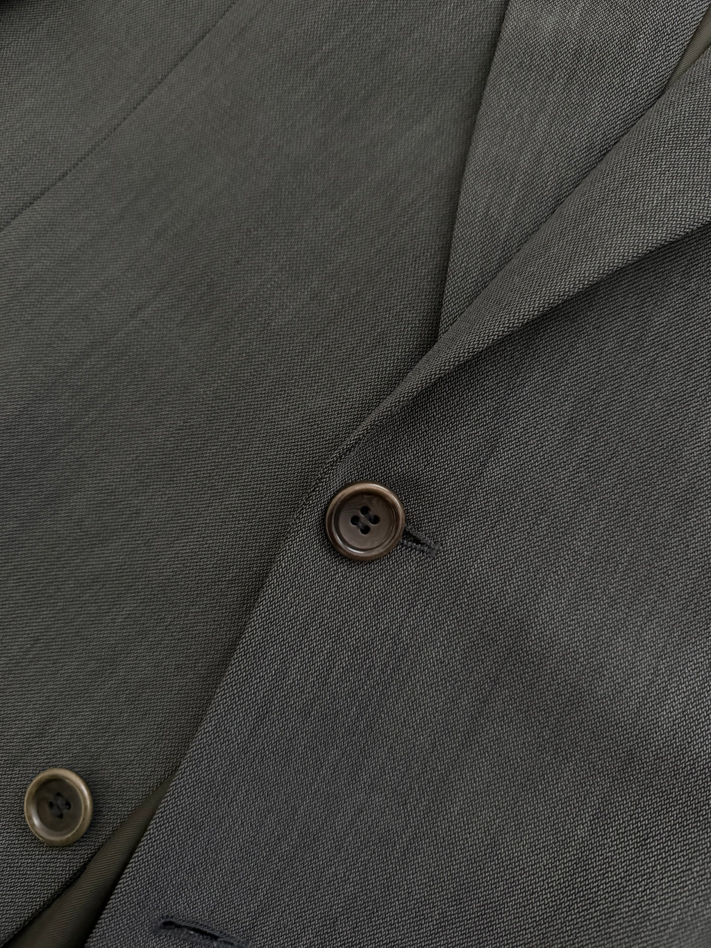 Hugo Boss 1980s Vitale Barberis Canonico Fabric 2B Draped Wool Sport Jacket Blazer - Size L