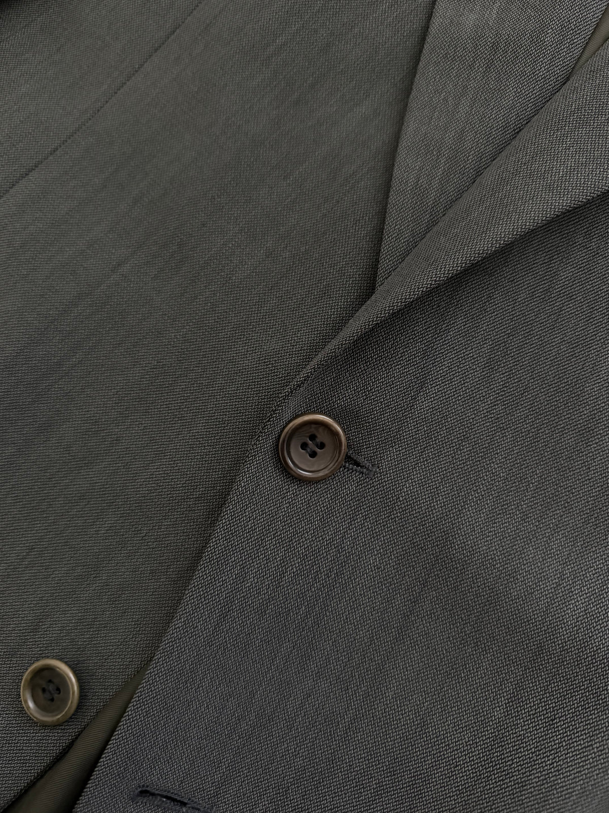 Hugo Boss 1980s Vitale Barberis Canonico Fabric 2B Draped Wool Sport Jacket Blazer - Size L