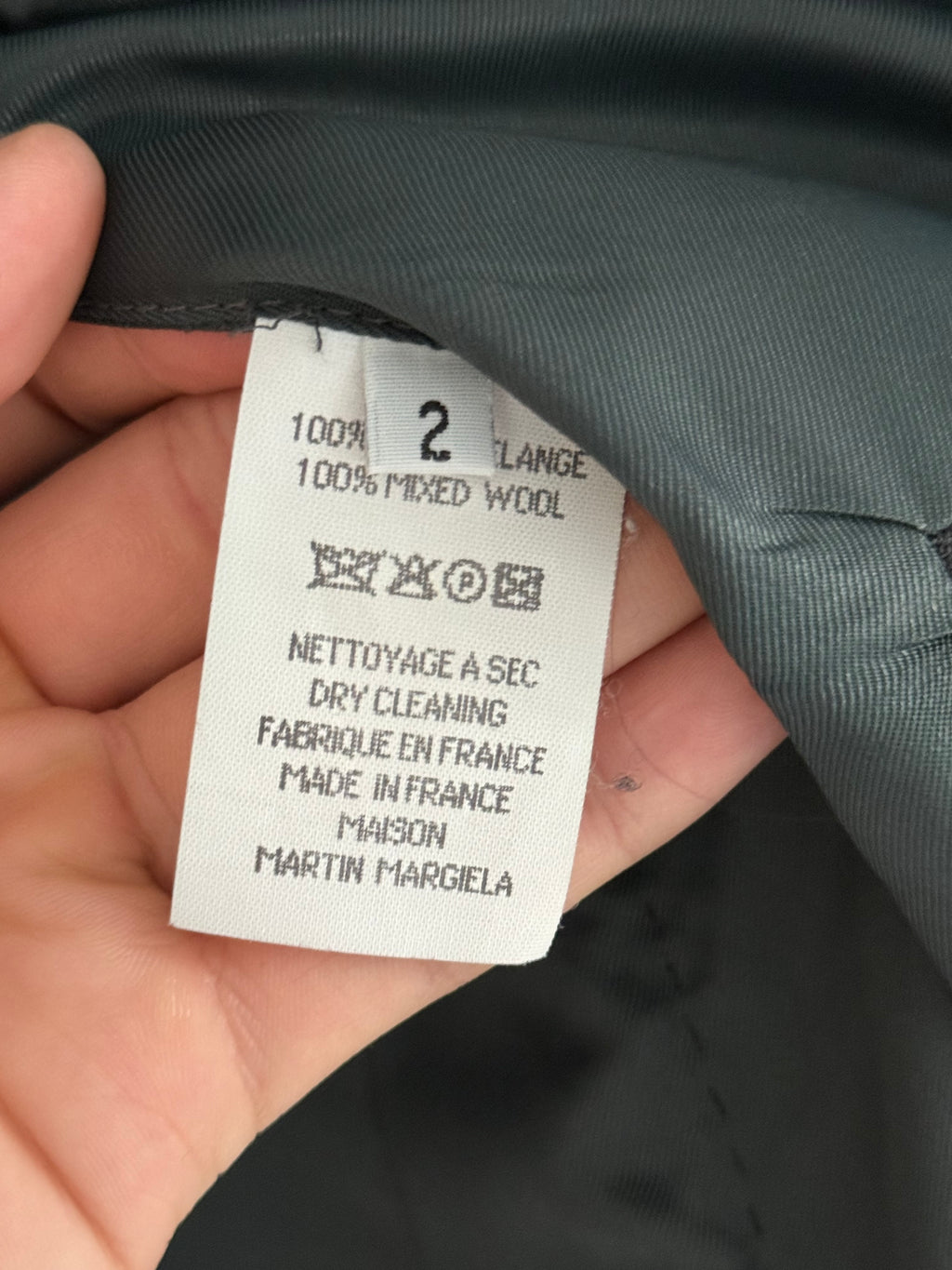 Maison Martin Margiela AW2004 Artisanal Line (0)(10) Reconstructed Patchwork Blazer Jacket - Size M