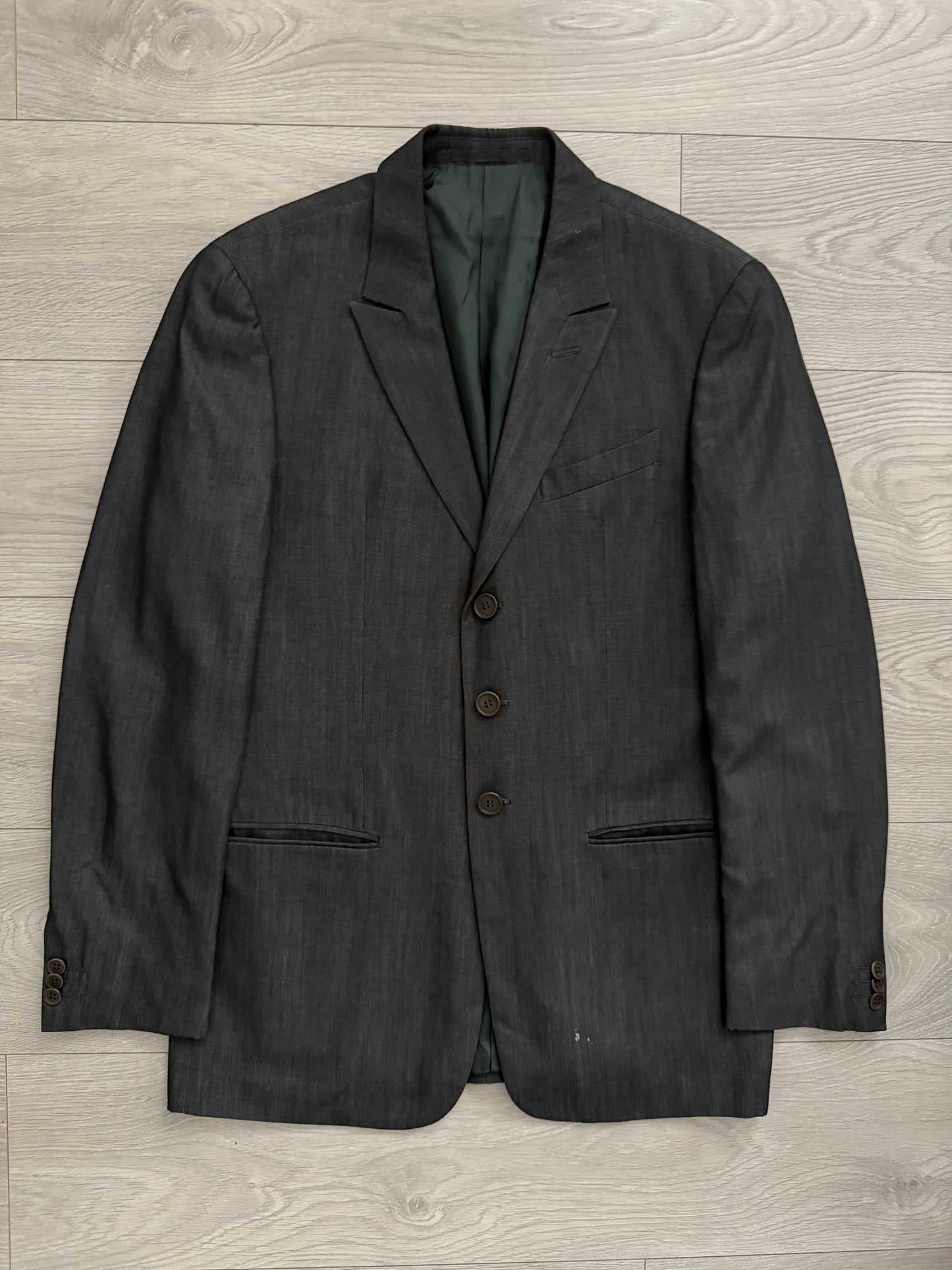 Giorgio Armani 1990s Pleated Suit - Size M Jacket / 32" Waist