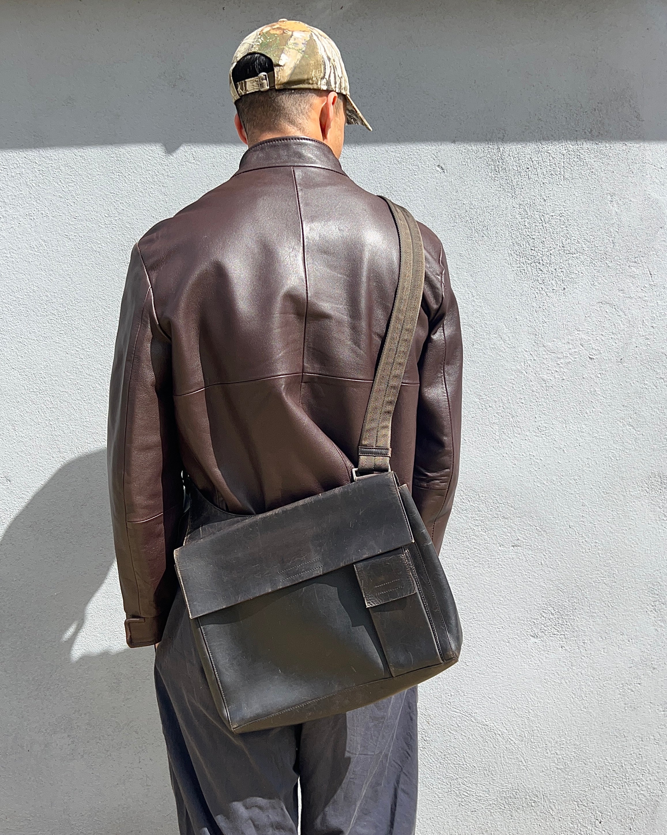 Prada Mainline AW1999 Brown Leather Cargo Crossbody Bag Prada Mainline AW1999 Brown Leather Cargo Crossbody Bag