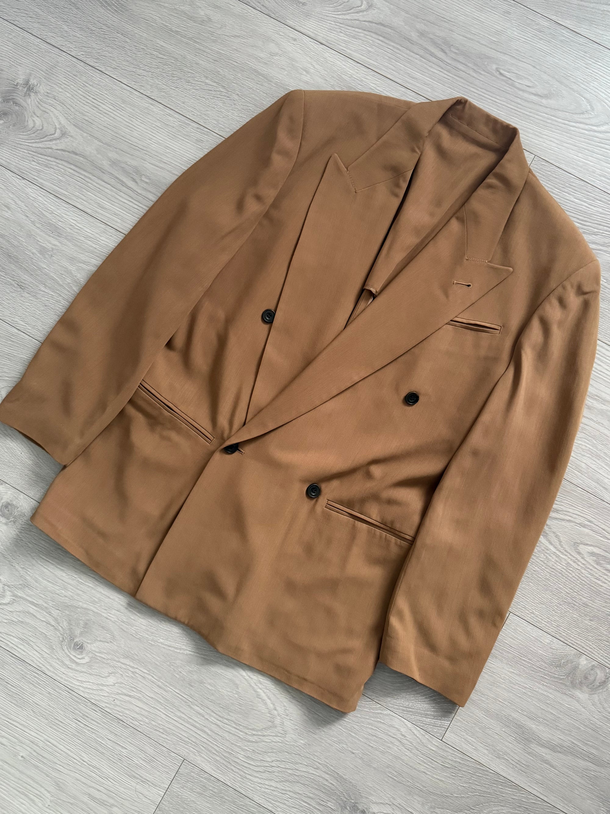 Jean Paul Gaultier Homme 1990s Double-Breasted Pleated Relaxed Suit - Size M Jacket / 32" Waist