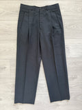 Armani 2000s Pleated Wool Grey Pants - Size 30" Waist
