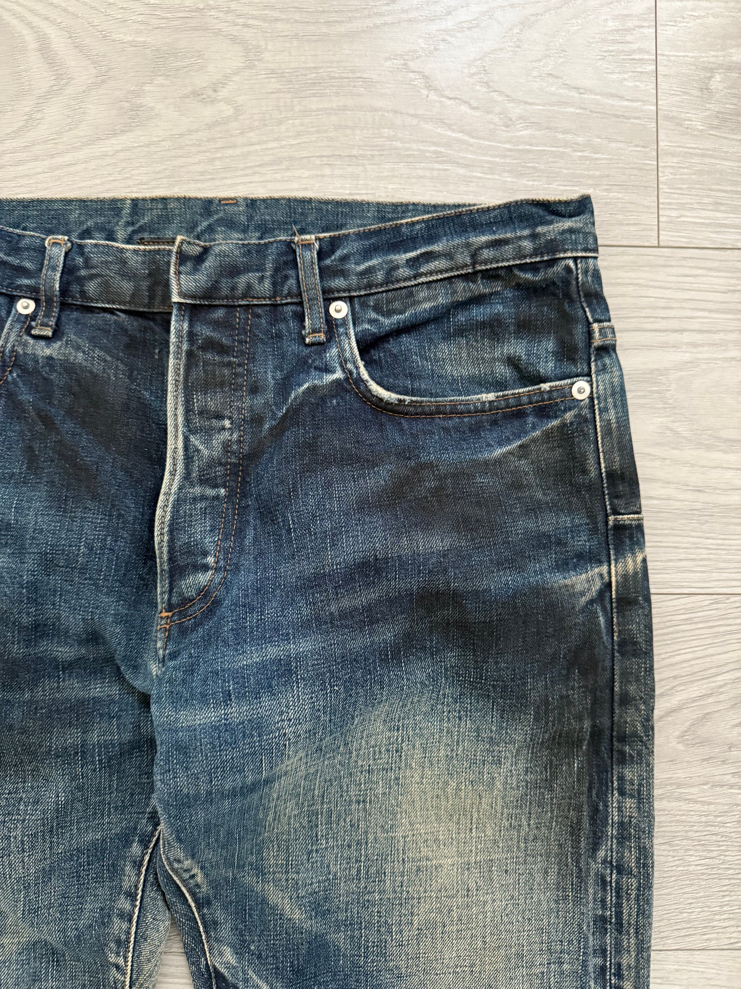 Dior Homme SS2010 'Oil Stained' Denim - Size 32