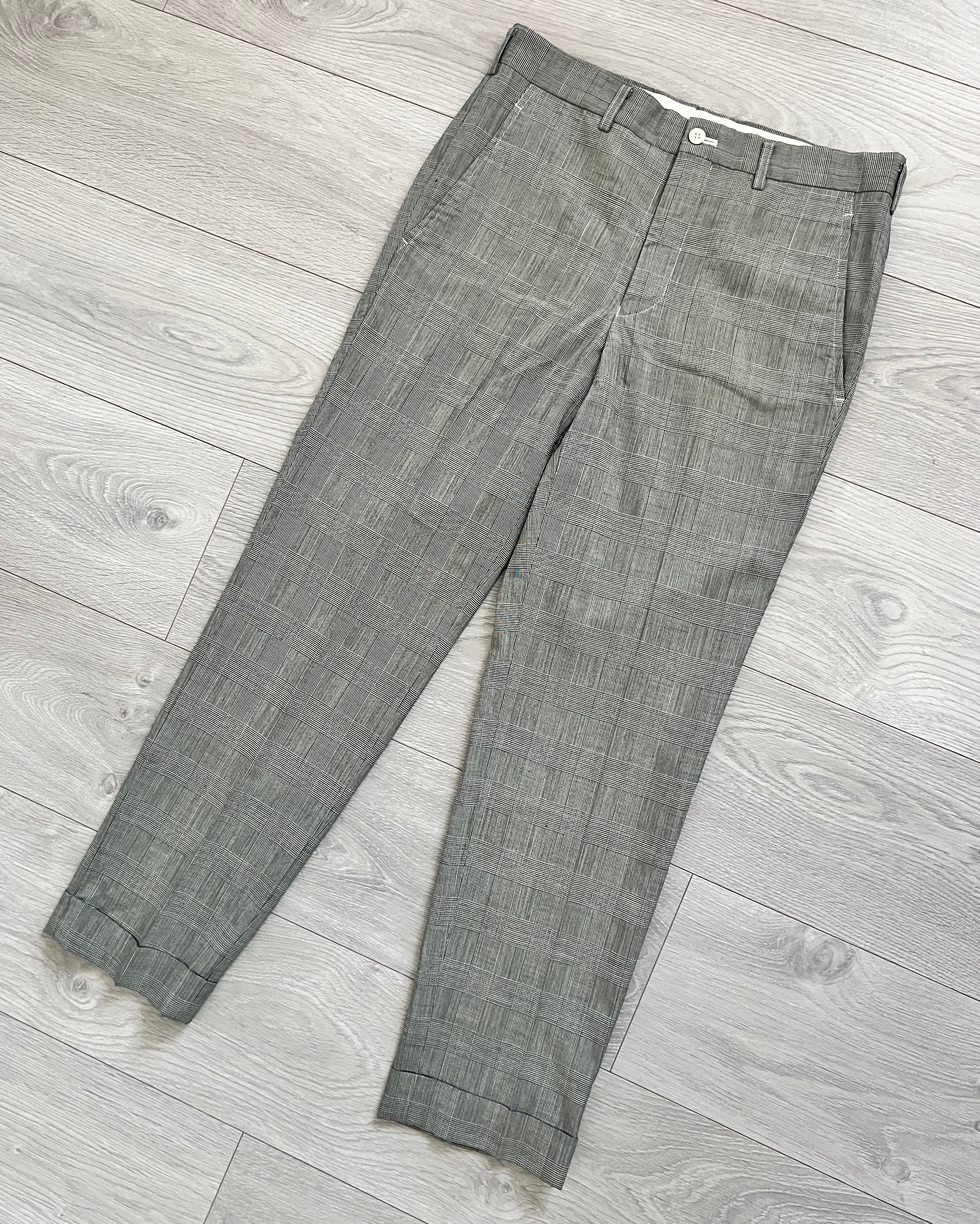 Comme Des Garcons Homme Plus SS2013 'Prince Of Wales' Check Trousers - Size 30