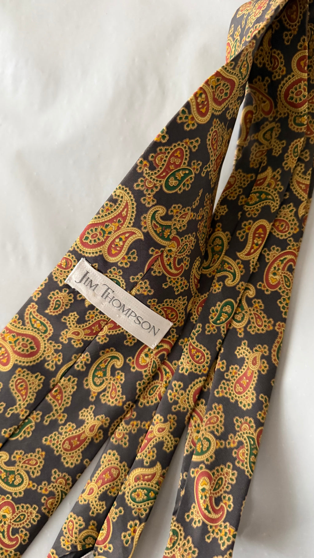 Jim Thompson 1990s Silk Tie