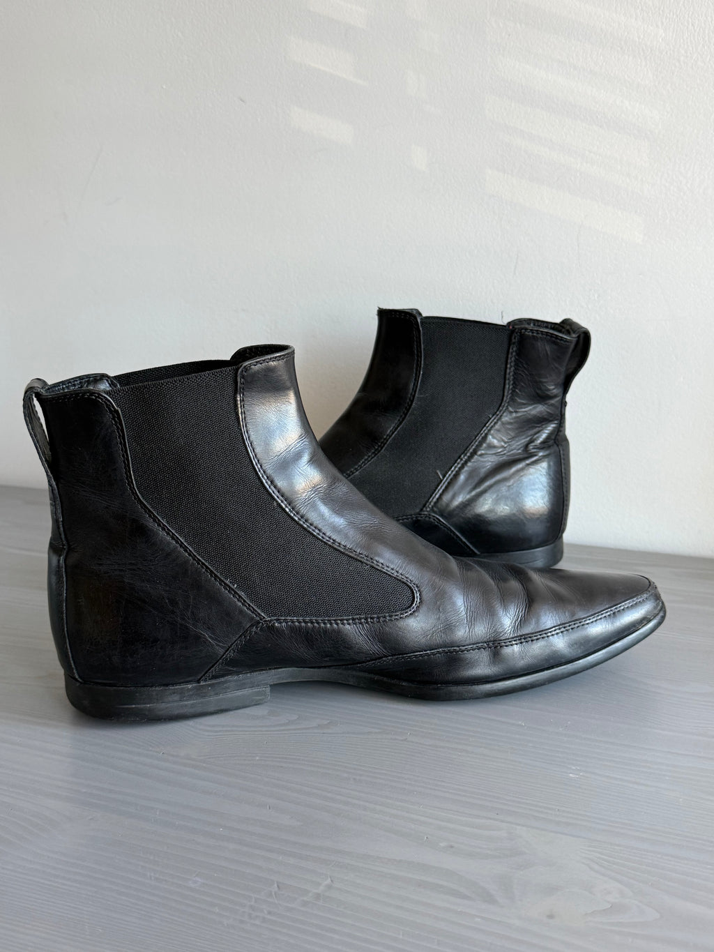 Dior Homme by Hedi Slimane AW2006 Leather Boots - Size EU42/UK8/US9