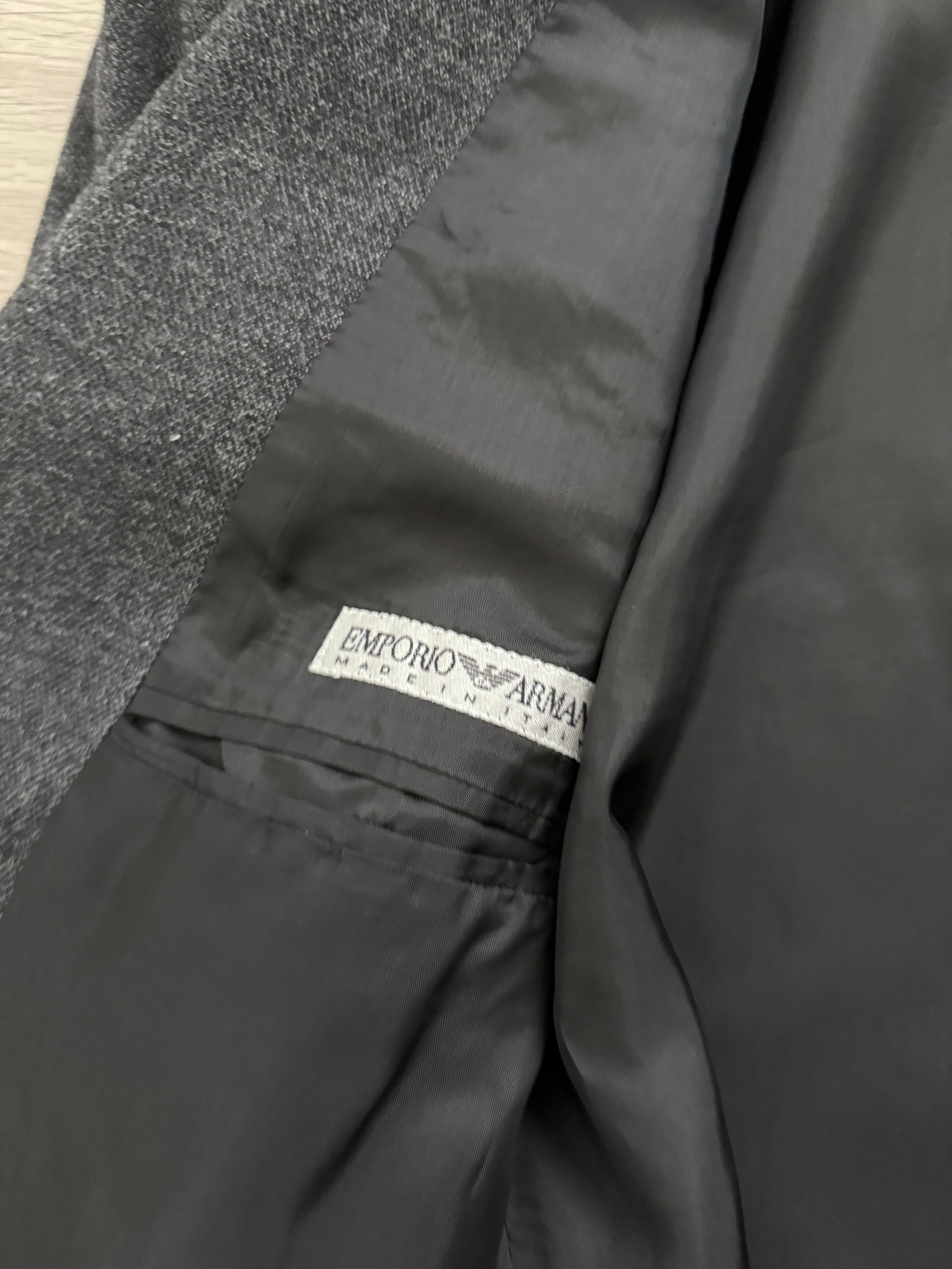 Emporio Armani 1990s 3B Grey Sports Jacket Blazer - Size XL