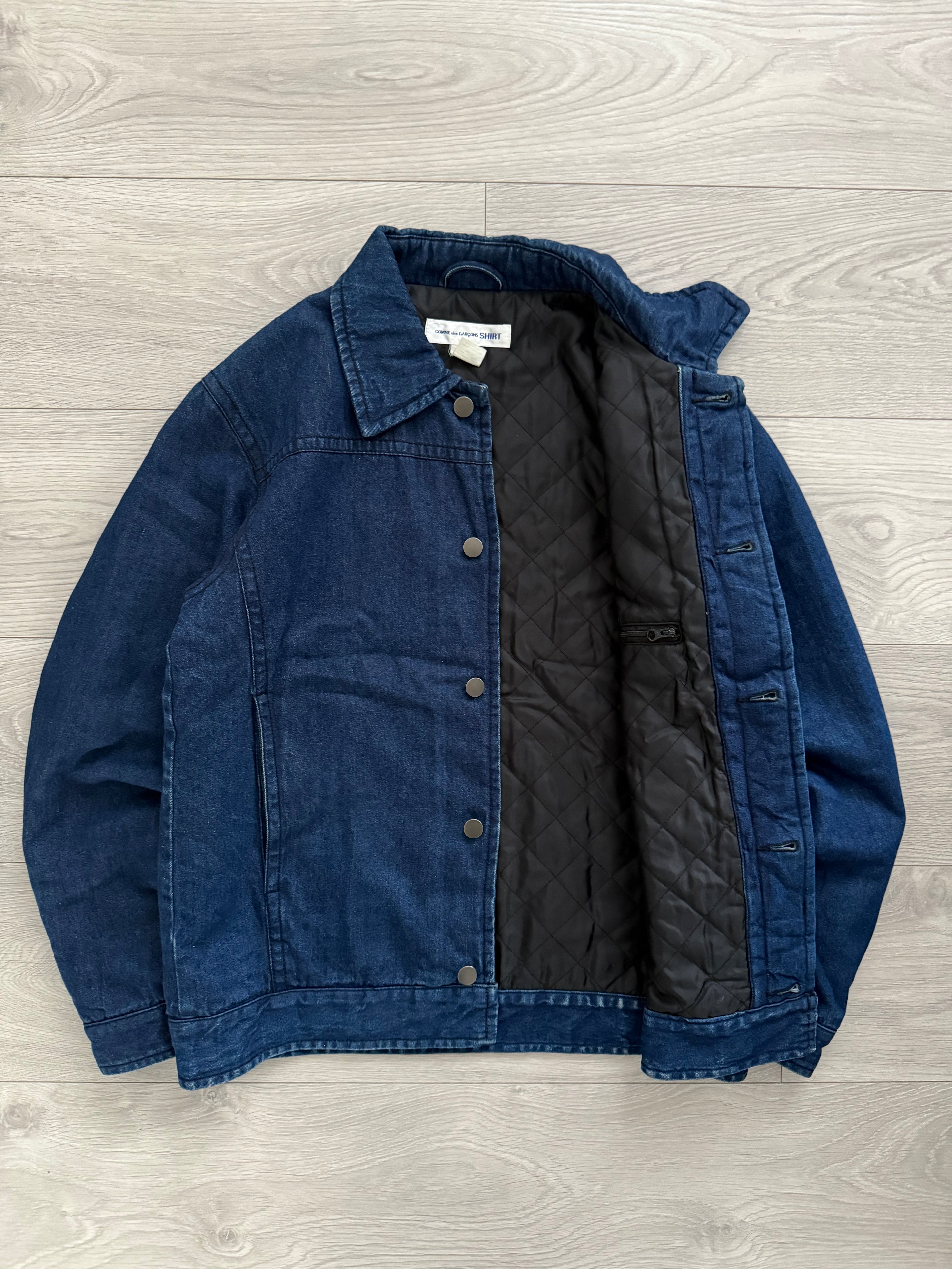 Comme Des Garcons SHIRT 2008 Padded Denim Jacket - Size S