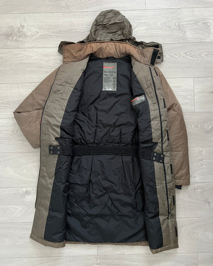 Prada Sport FW1999 Down Filled Technical Nylon Coat - Size L