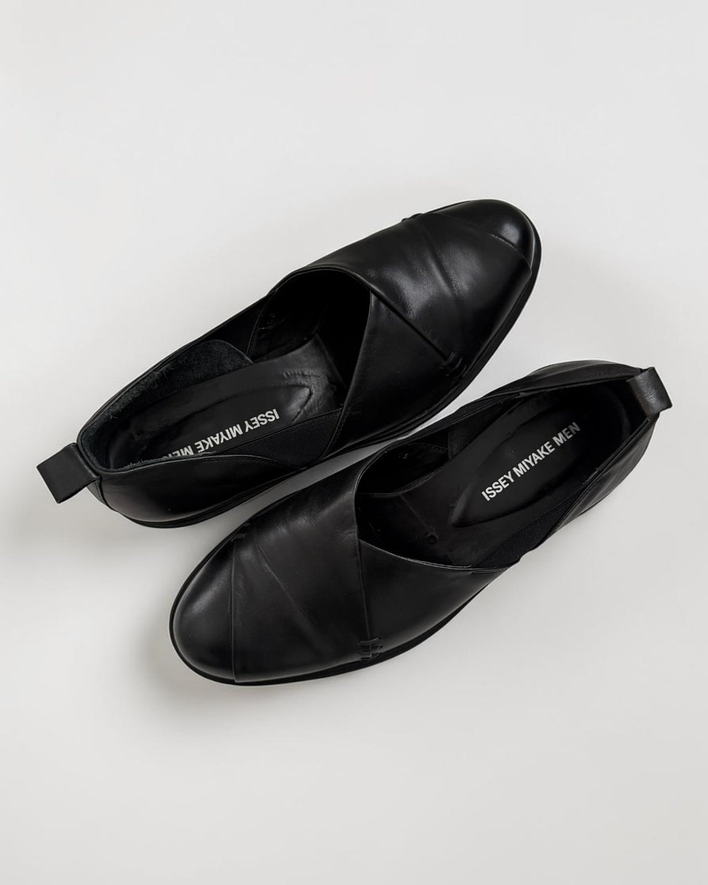 Issey Miyake Vintage Slip-On Leather Derby Shoes - Size US7